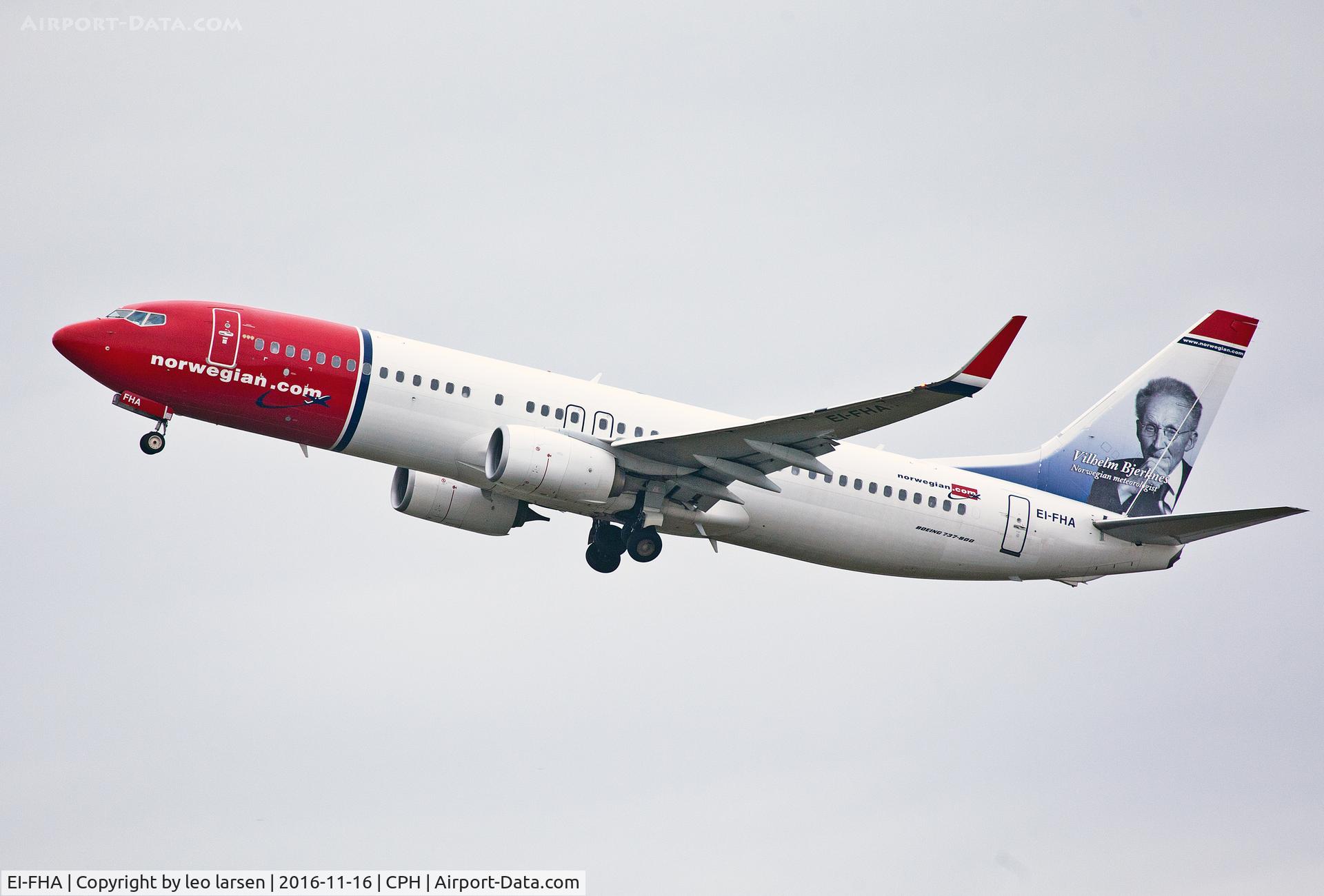 EI-FHA, 2012 Boeing 737-8JP C/N 39012, Copenhagen 16.11.16