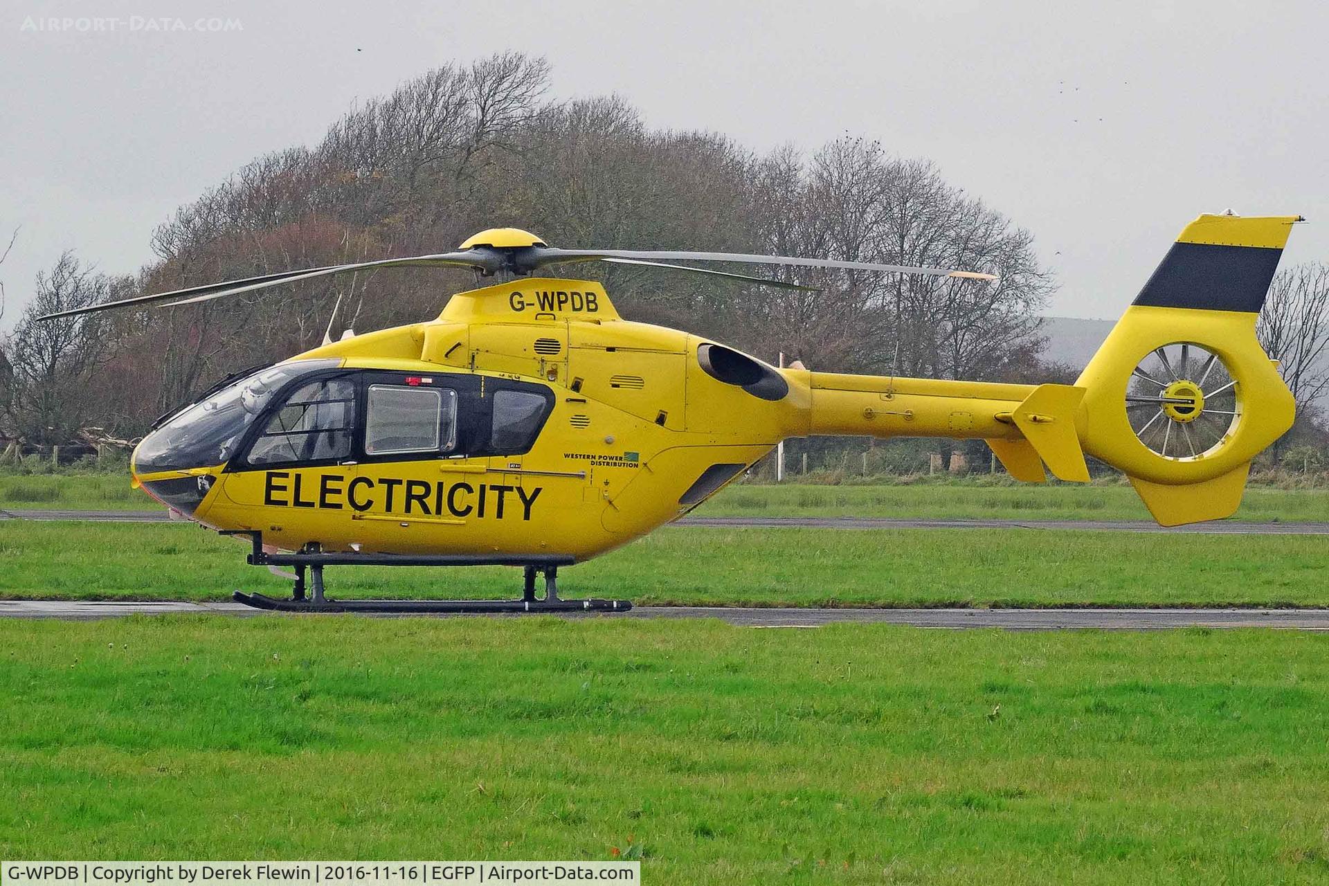G-WPDB, 1999 Eurocopter EC-135P-1 C/N 0112, EC-135P-1,WP D Helicopter Unit Bristol Lulsgate Somerset based, previously D-HAIT, seen parked up.
