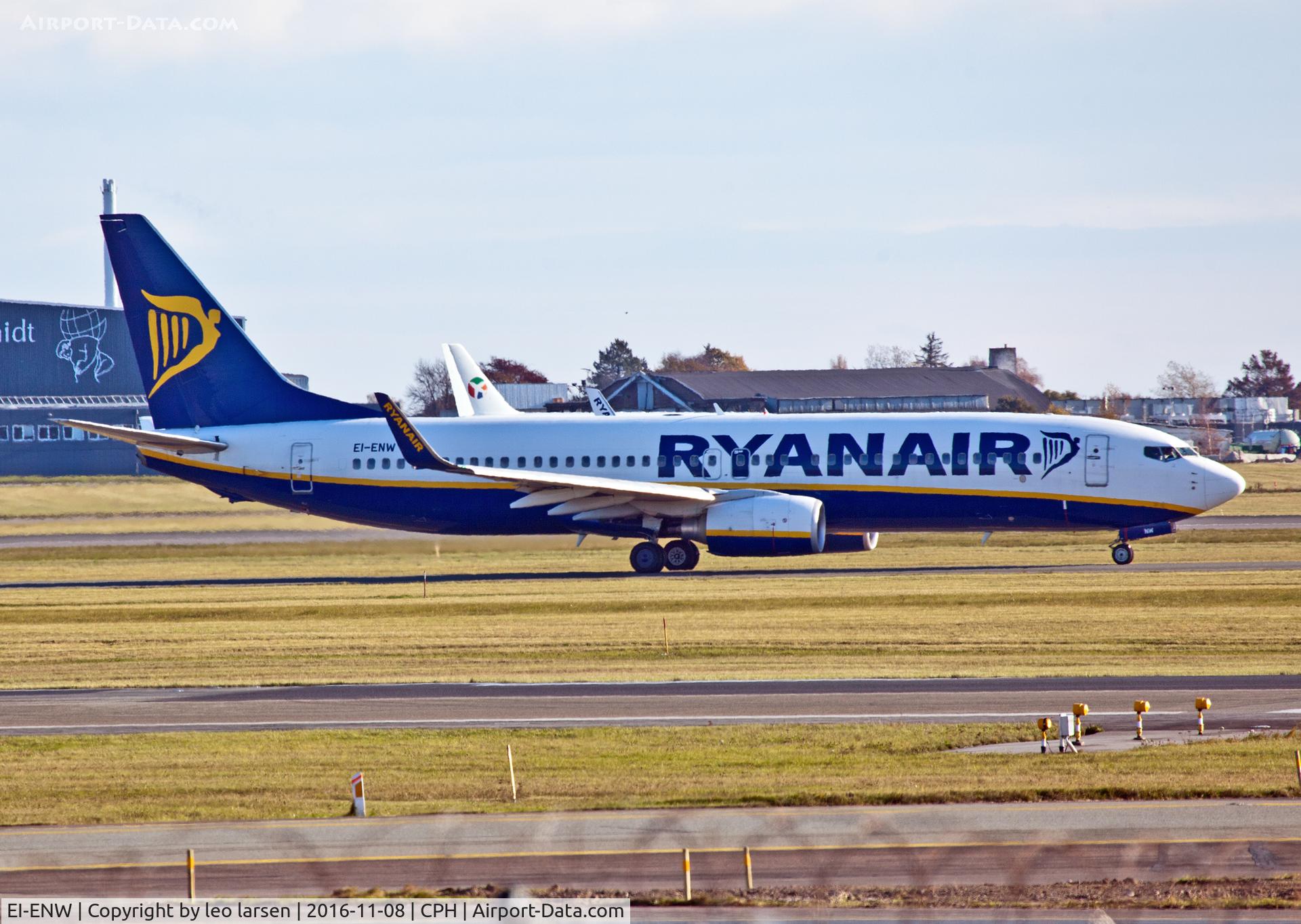 EI-ENW, 2010 Boeing 737-8AS C/N 40306, Copenhagen 8.11.16