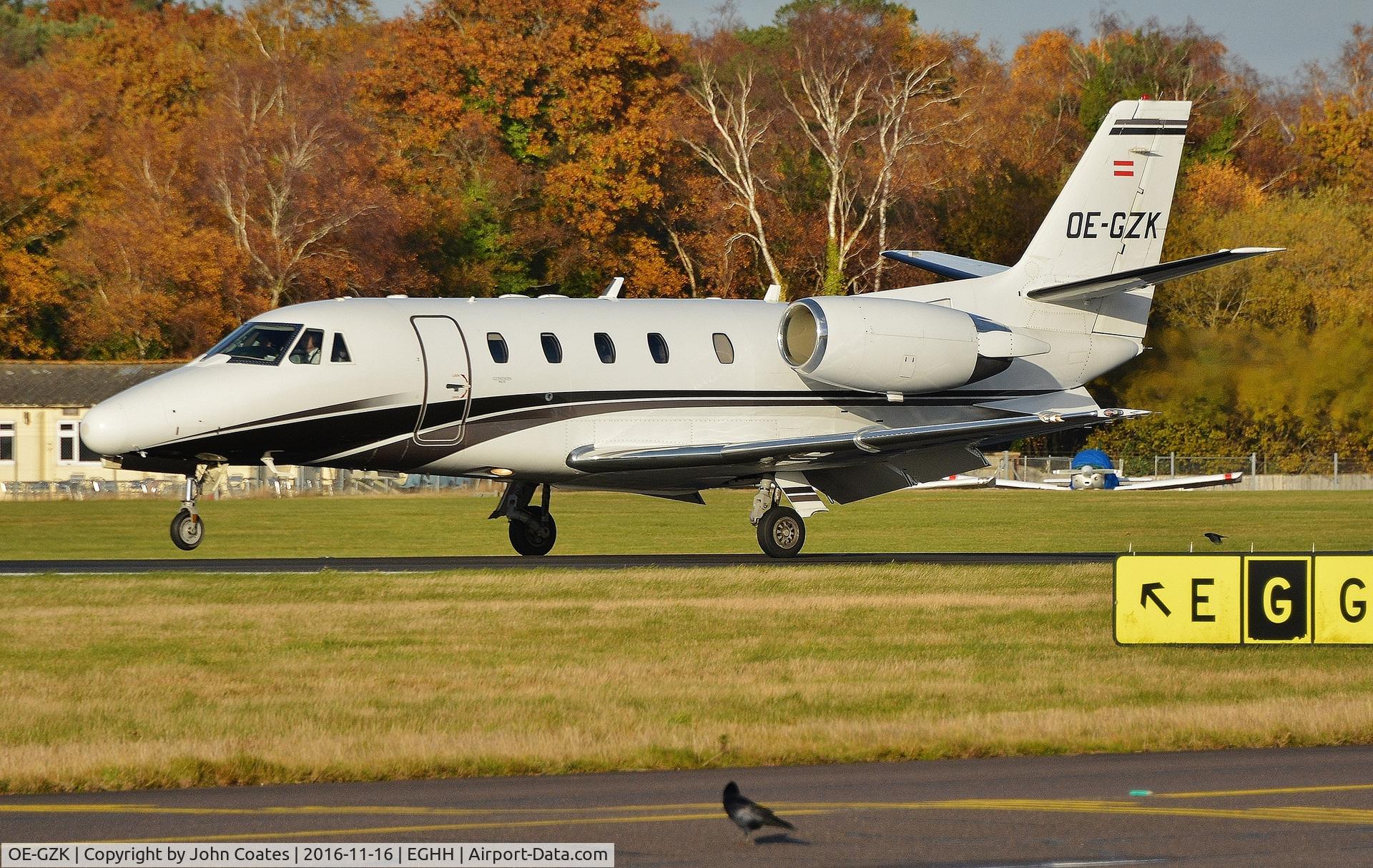 OE-GZK, Cessna 560 Citation Excel C/N 560-5668, About to touchdown 26