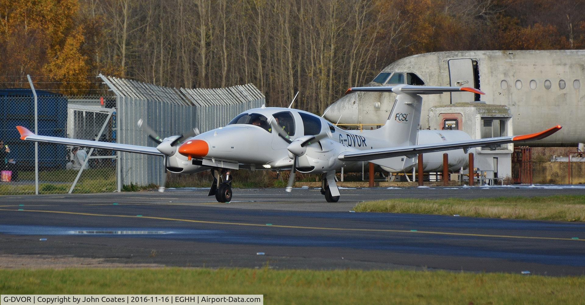 G-DVOR, 2016 Diamond DA-62 C/N 62.040, Taxiing