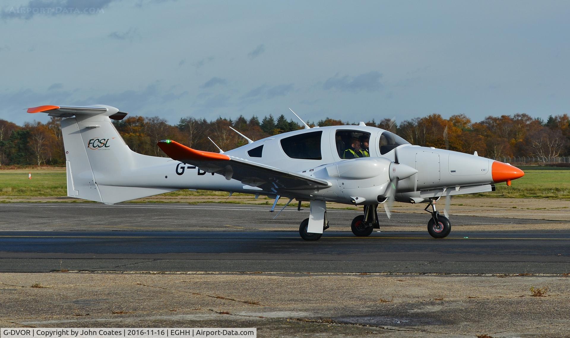 G-DVOR, 2016 Diamond DA-62 C/N 62.040, Taxiing from Fast Avn.