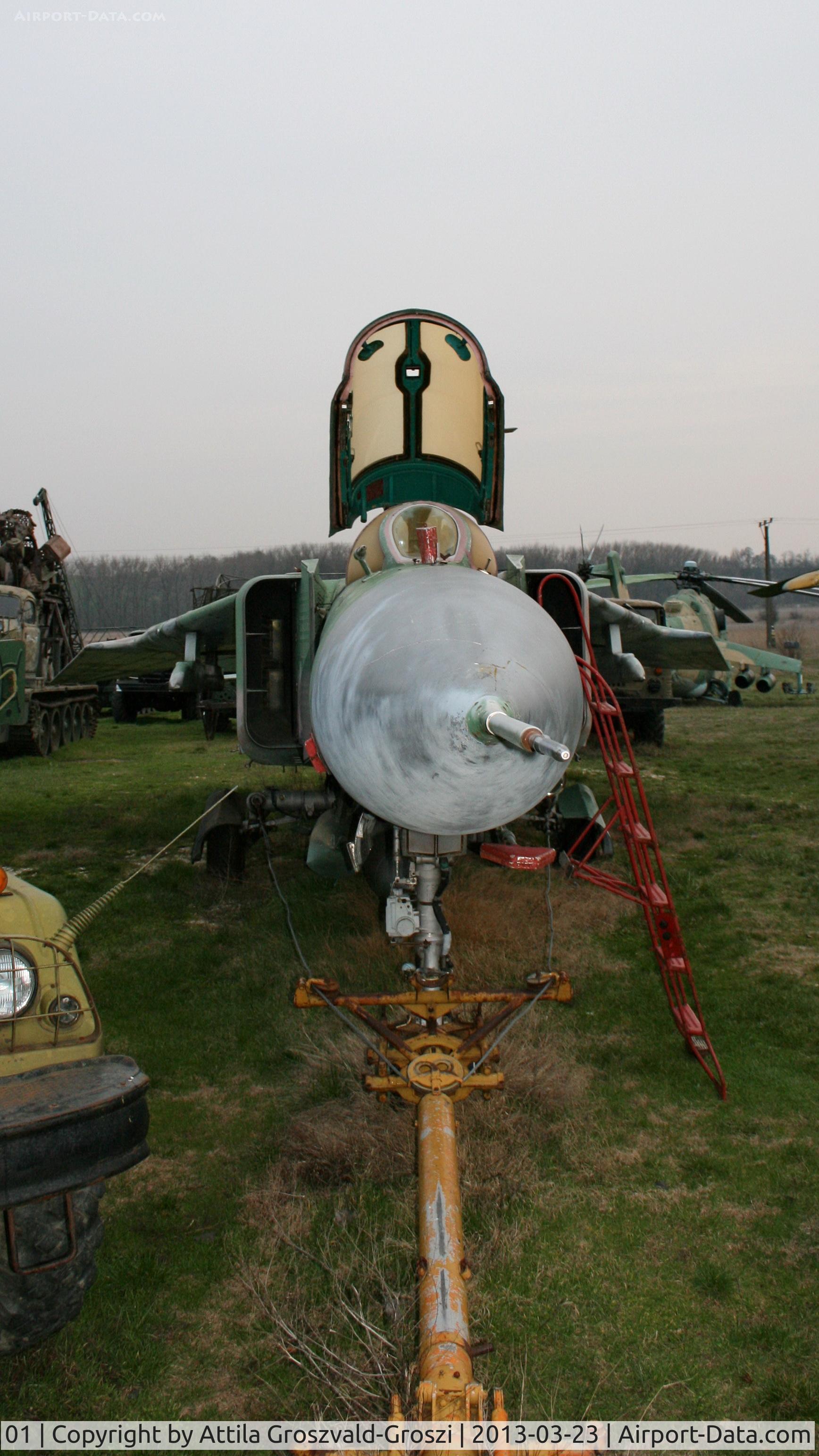 01, 1979 Mikoyan-Gurevich MiG-23MF C/N 0390217152, Zamárdi, military technology collection. Hungary