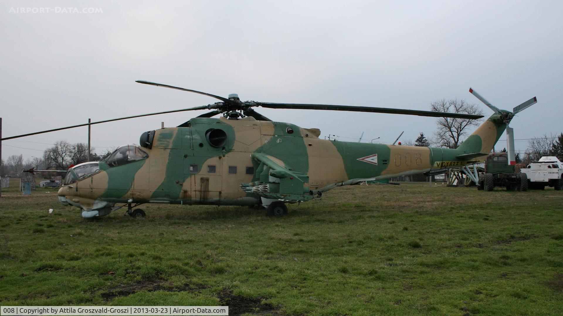 008, 1978 Mil Mi-24D Hind C/N K2008, Zamárdi, military technology collection. Hungary