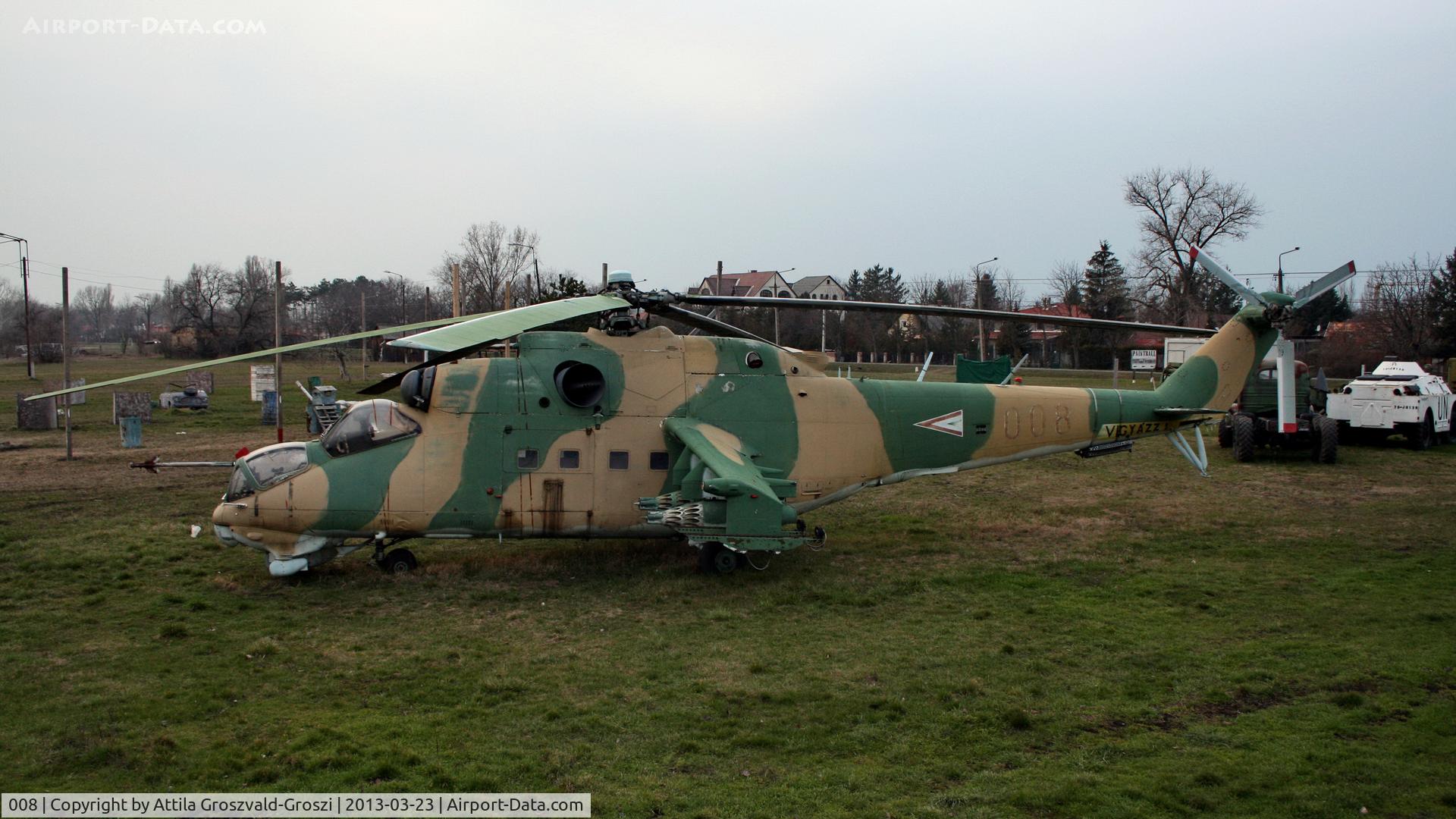 008, 1978 Mil Mi-24D Hind C/N K2008, Zamárdi, military technology collection. Hungary