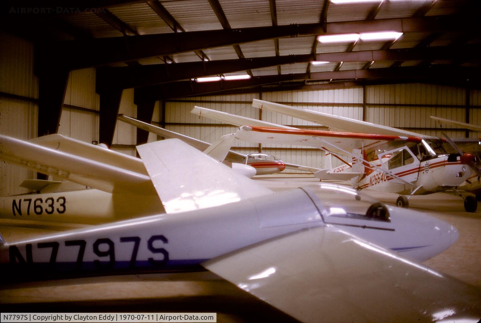 N7797S, 1969 Schweizer SGS 1-26D C/N 457, 1970