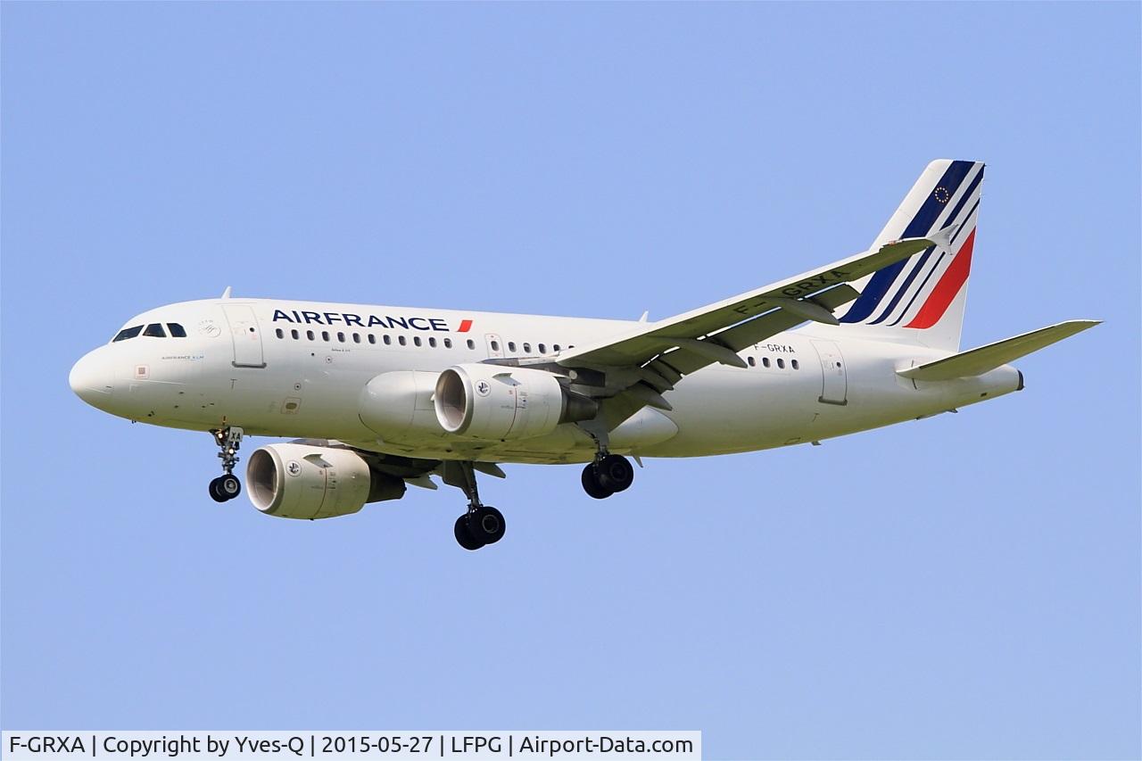 F-GRXA, 2001 Airbus A319-111 C/N 1640, Airbus A319-111, Short approach rwy 27R, Paris-Roissy Charles De Gaulle airport (LFPG-CDG)