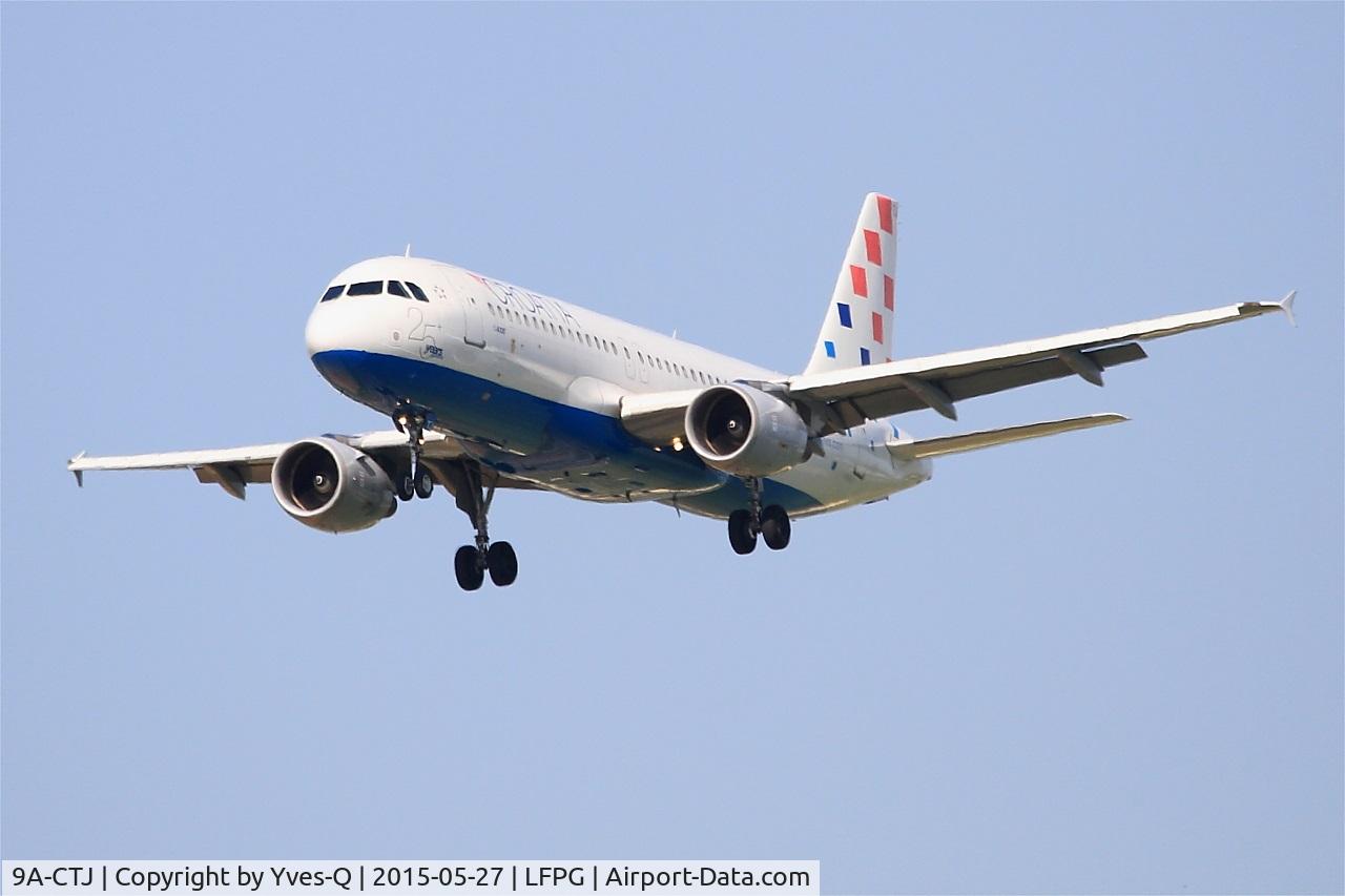 9A-CTJ, 1999 Airbus A320-214 C/N 1009, Airbus A320-214, Short approach rwy 27R, Paris-Roissy Charles De Gaulle airport (LFPG-CDG)