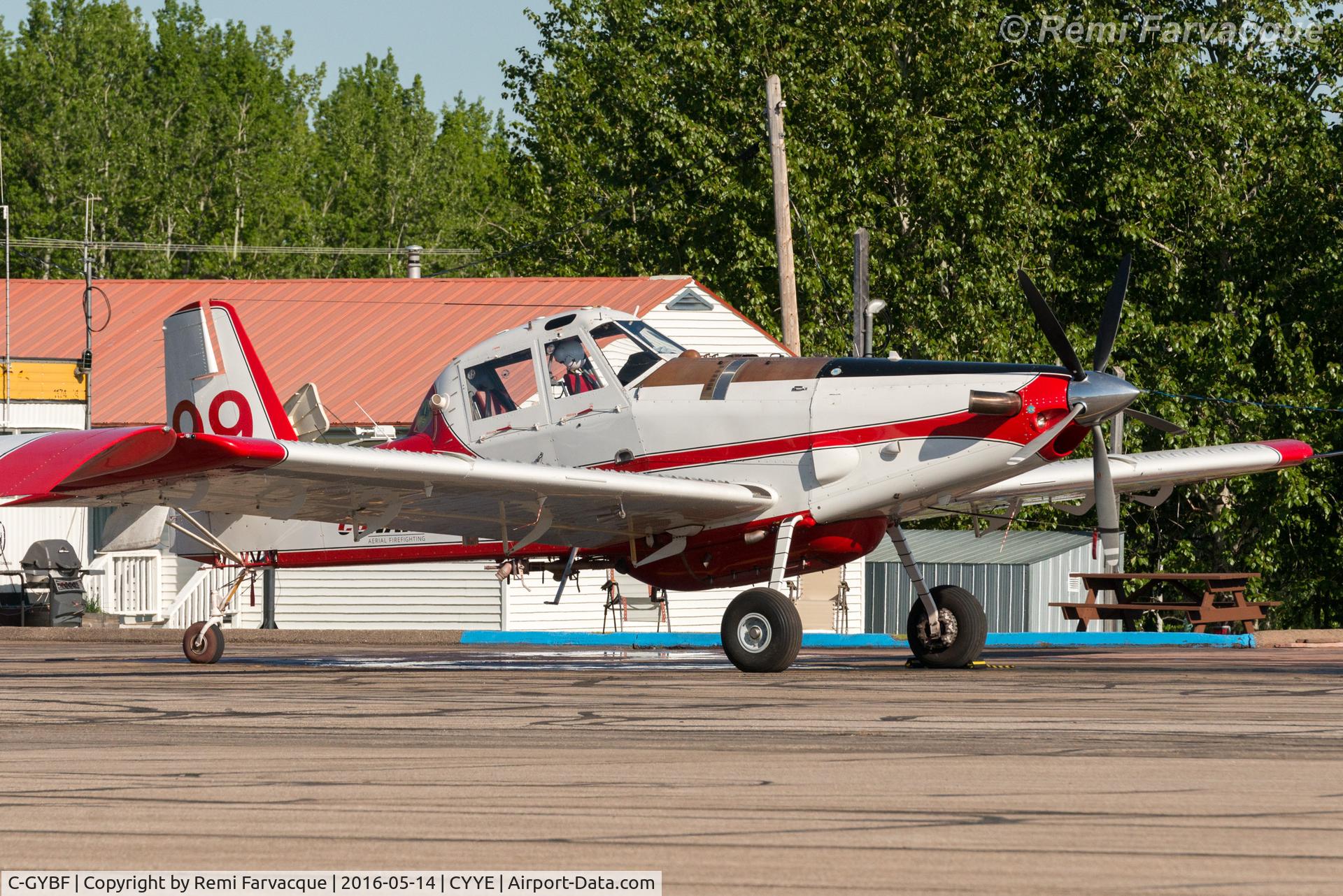 C-GYBF, 2011 Air Tractor AT-802 C/N 802-0393, Parked at very NE corner of airport.