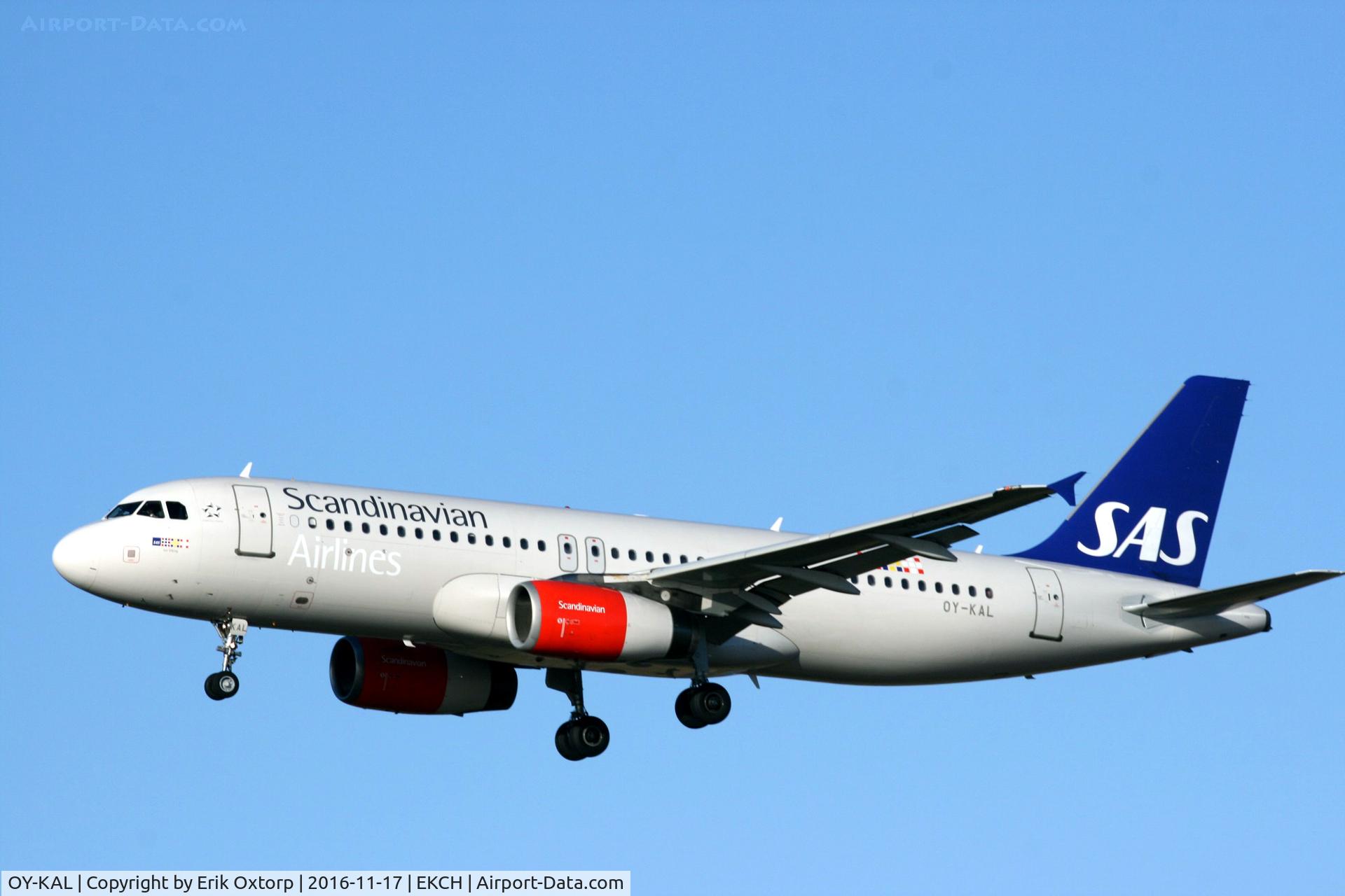 OY-KAL, 2006 Airbus A320-232 C/N 2883, OY-KAL landing rw 22L