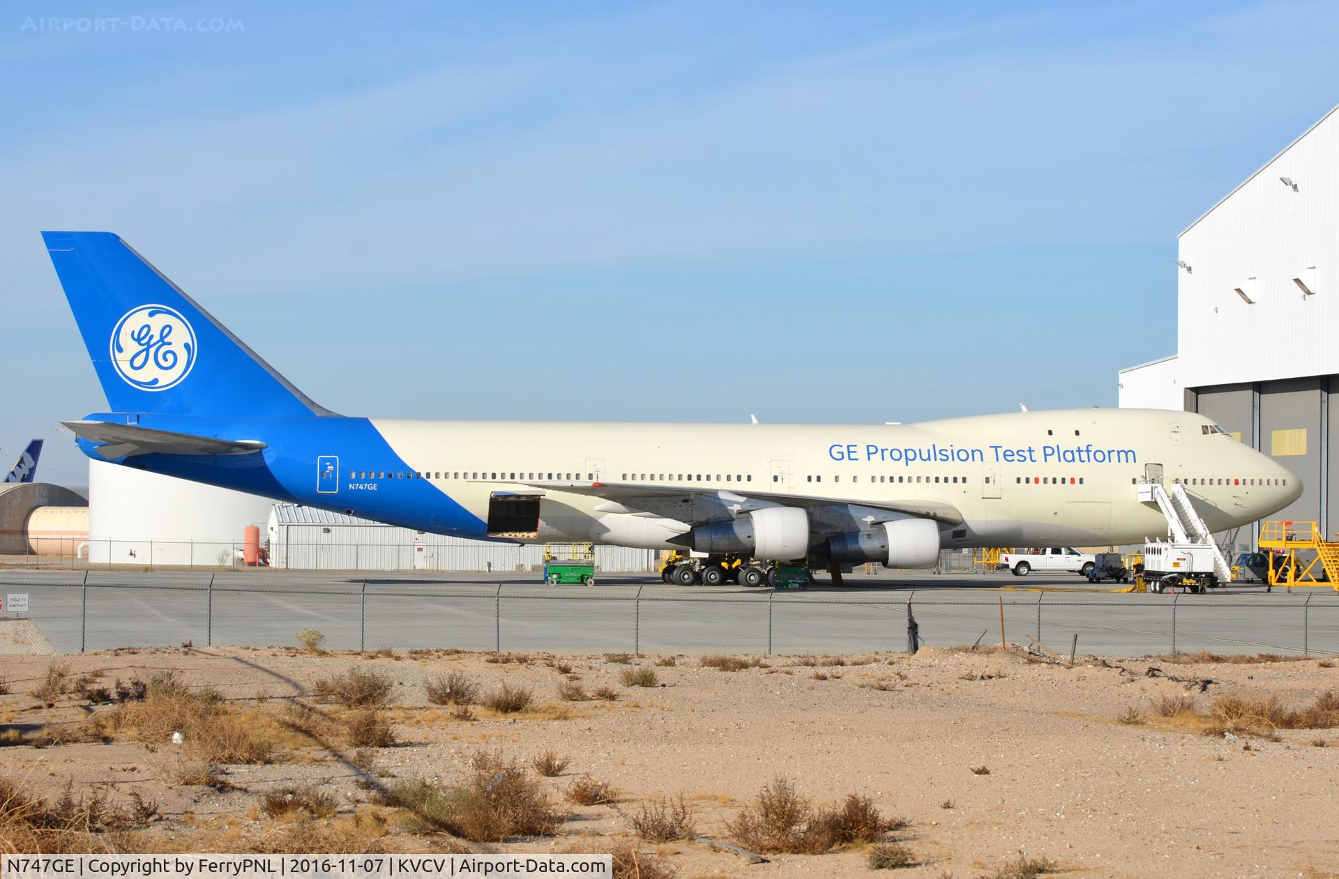 N747GE, 1970 Boeing 747-121 C/N 19651, GE B747 testbed