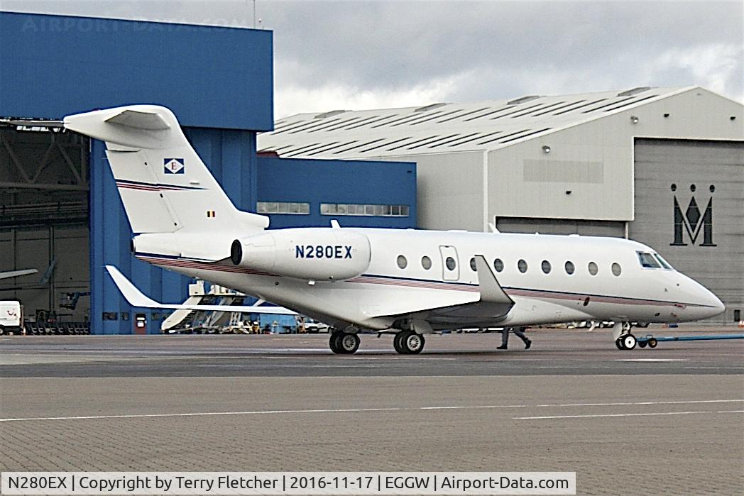 N280EX, 2013 Israel Aircraft Industries Gulfstream G280 C/N 2039, 2013 Israel Aircraft Industries Gulfstream G280, c/n: 2039
at Luton