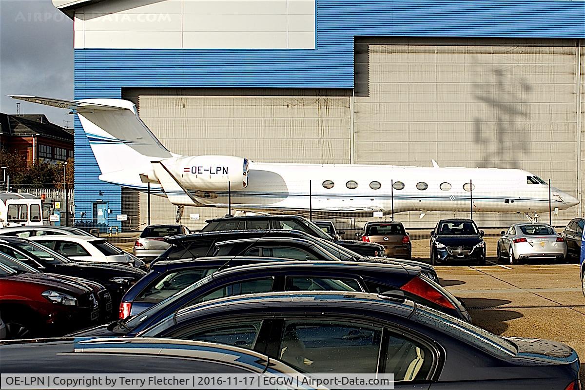 OE-LPN, 2013 Gulfstream V-SP G550 C/N 5395, Gulfstream 550, c/n: 5395 at Luton