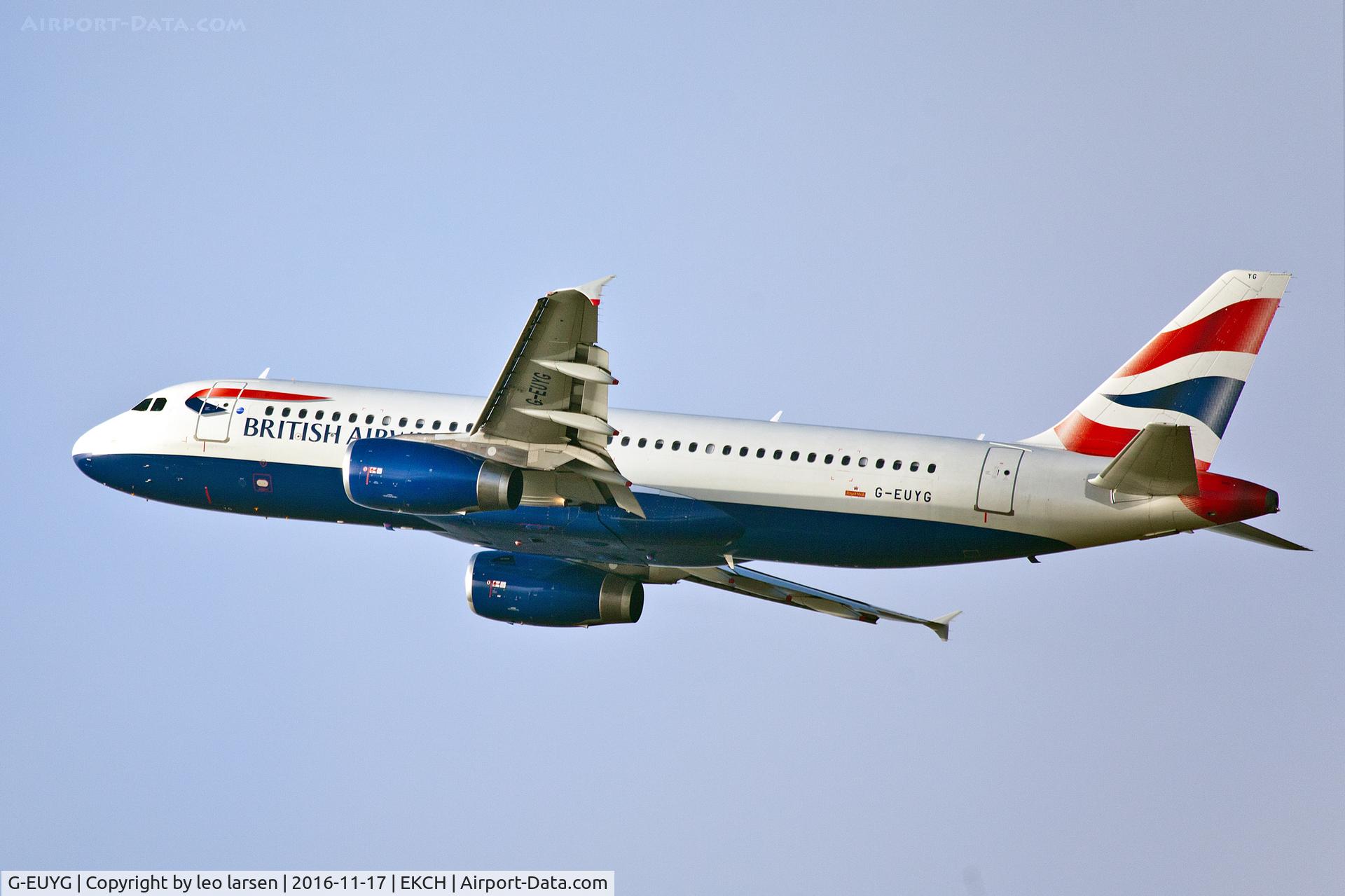 G-EUYG, 2010 Airbus A320-232 C/N 4238, Copenhagen 17.11.16