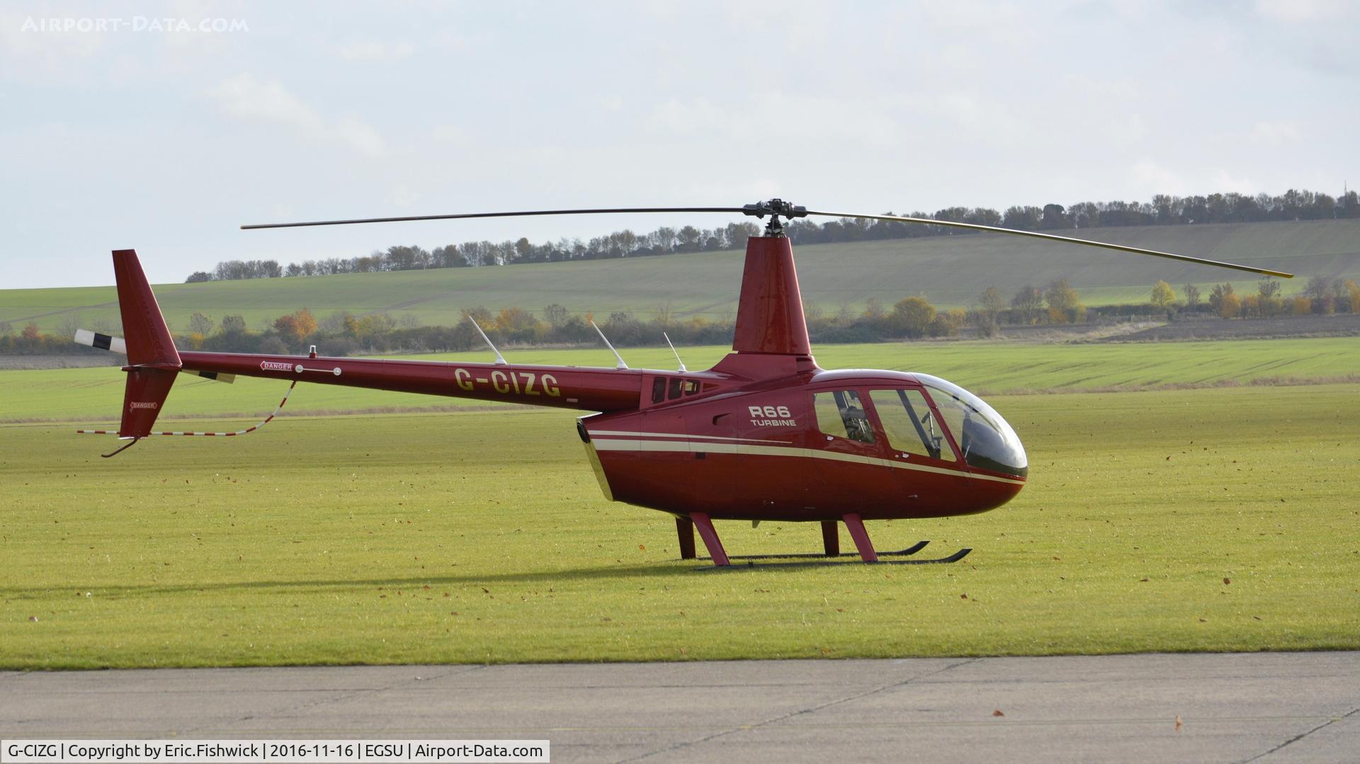 G-CIZG, 2016 Robinson R66 Turbine C/N 0698, 3. G-CIZG visiting The Imperial War Museum, Duxford.