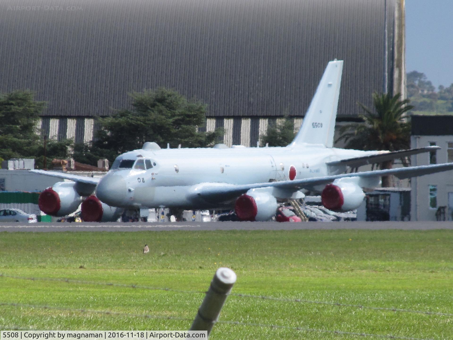5508, 2014 Kawasaki P-1 C/N 8, Visiting NZ along with 5505 - at Whenuapai