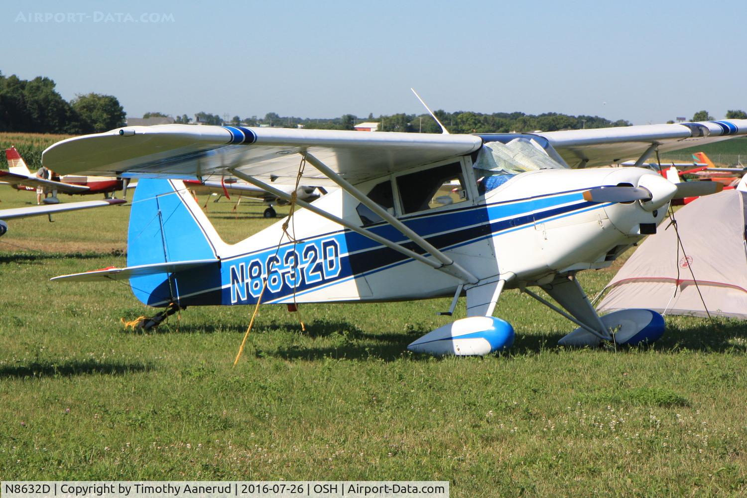N8632D, 1957 Piper PA-22-160 Tri Pacer C/N 22-5835, 1957 Piper PA-22-160, c/n: 22-5835