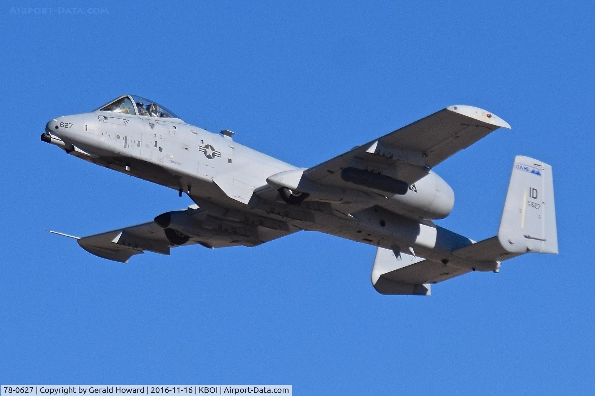 78-0627, 1978 Fairchild Republic A-10C Thunderbolt II C/N A10-0247, Departing RWY 28L/