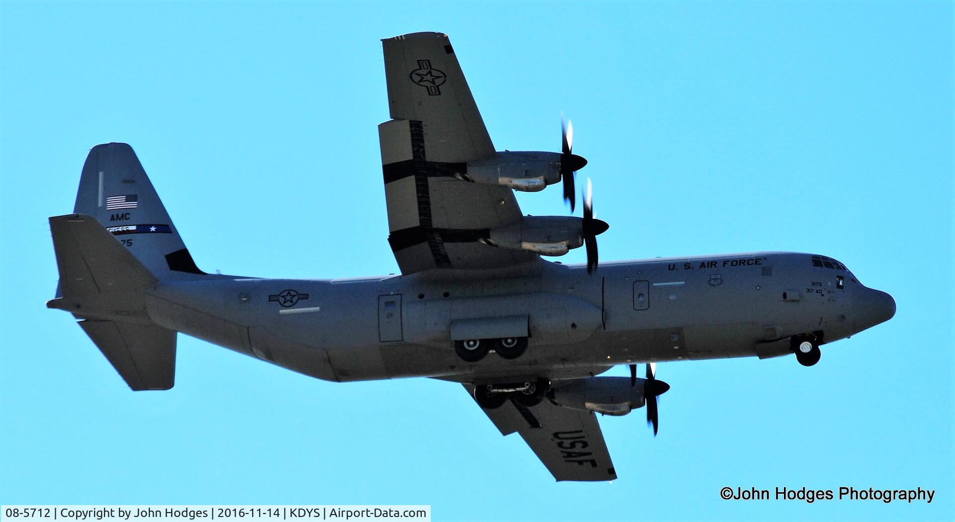 08-5712, 2008 Lockheed Martin C-130J-30 Super Hercules C/N 382-5712, Aegis 21 doing options at Dyess AFB
