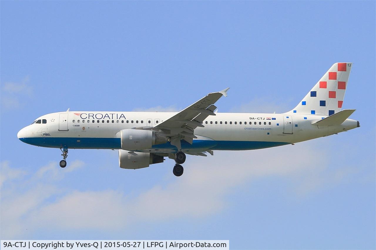 9A-CTJ, 1999 Airbus A320-214 C/N 1009, Airbus A320-214, Short approach rwy 27R, Paris-Roissy Charles De Gaulle airport (LFPG-CDG)