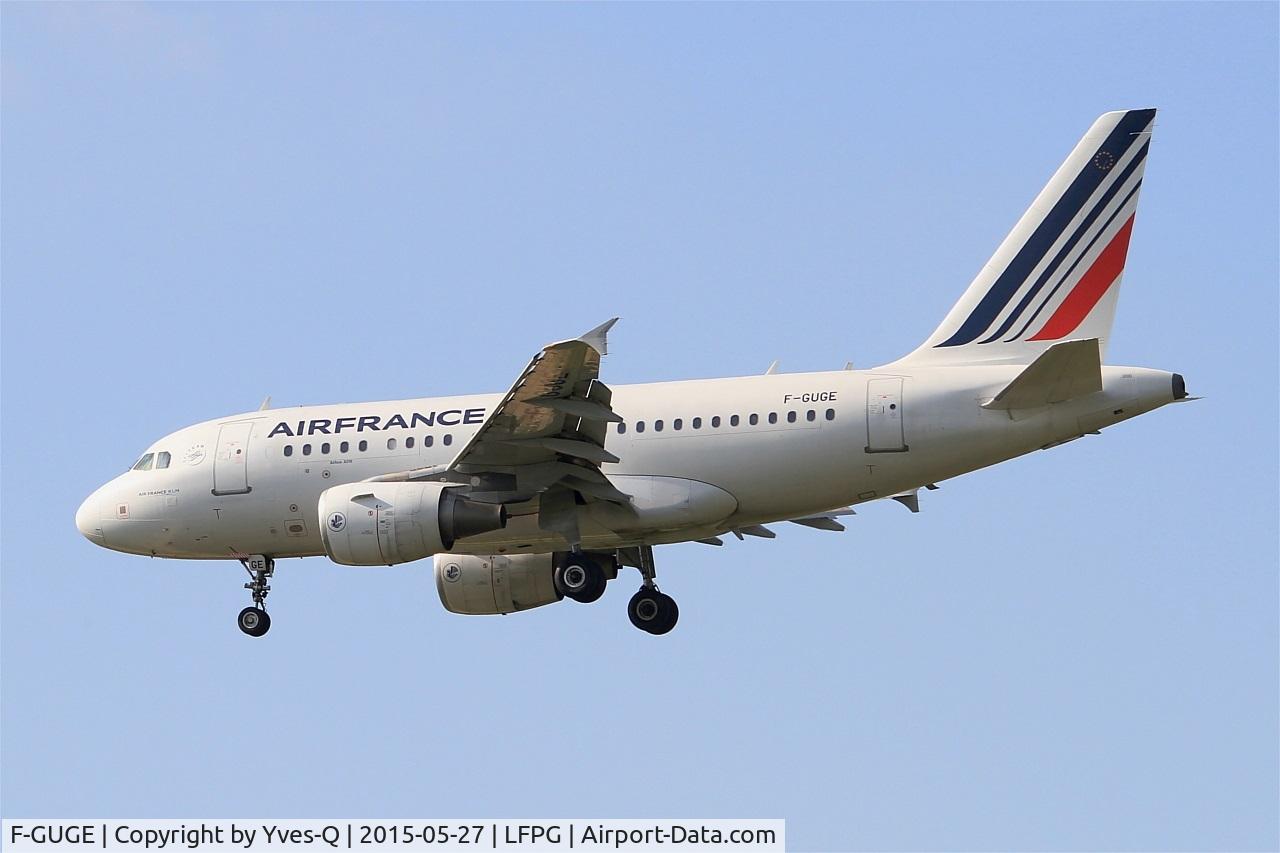 F-GUGE, 2003 Airbus A318-111 C/N 2100, Airbus A318-111, On final rwy 26L, Paris-Roissy Charles De Gaulle airport (LFPG-CDG)