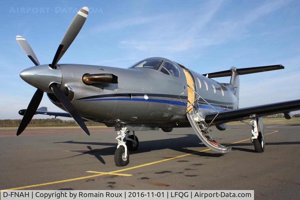 D-FNAH, 2009 Pilatus PC-12/47E C/N 1160, Parked from Cannes