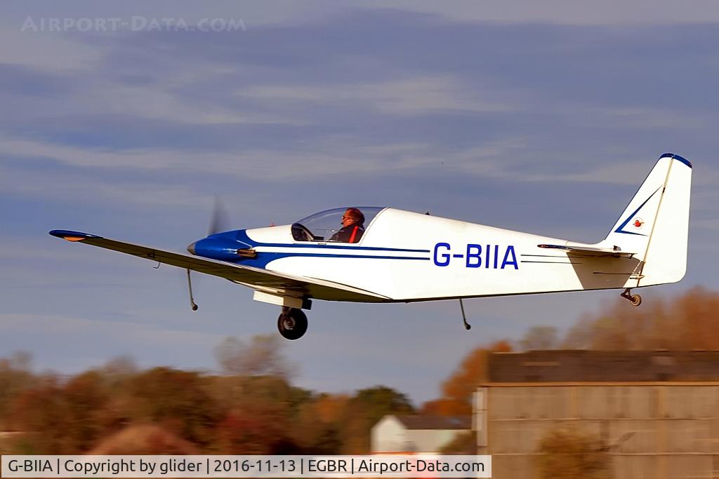G-BIIA, 1965 Alpavia Fournier RF-3 C/N 51, Always good to see Chris back