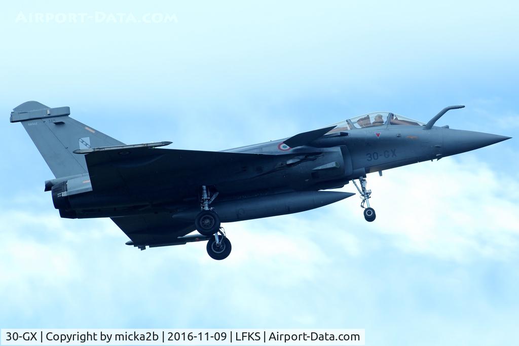 30-GX, 2014 Dassault Rafale C C/N 145, Landing