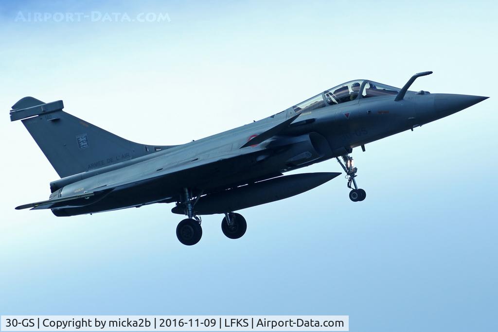 30-GS, Dassault Rafale C C/N 140, Landing