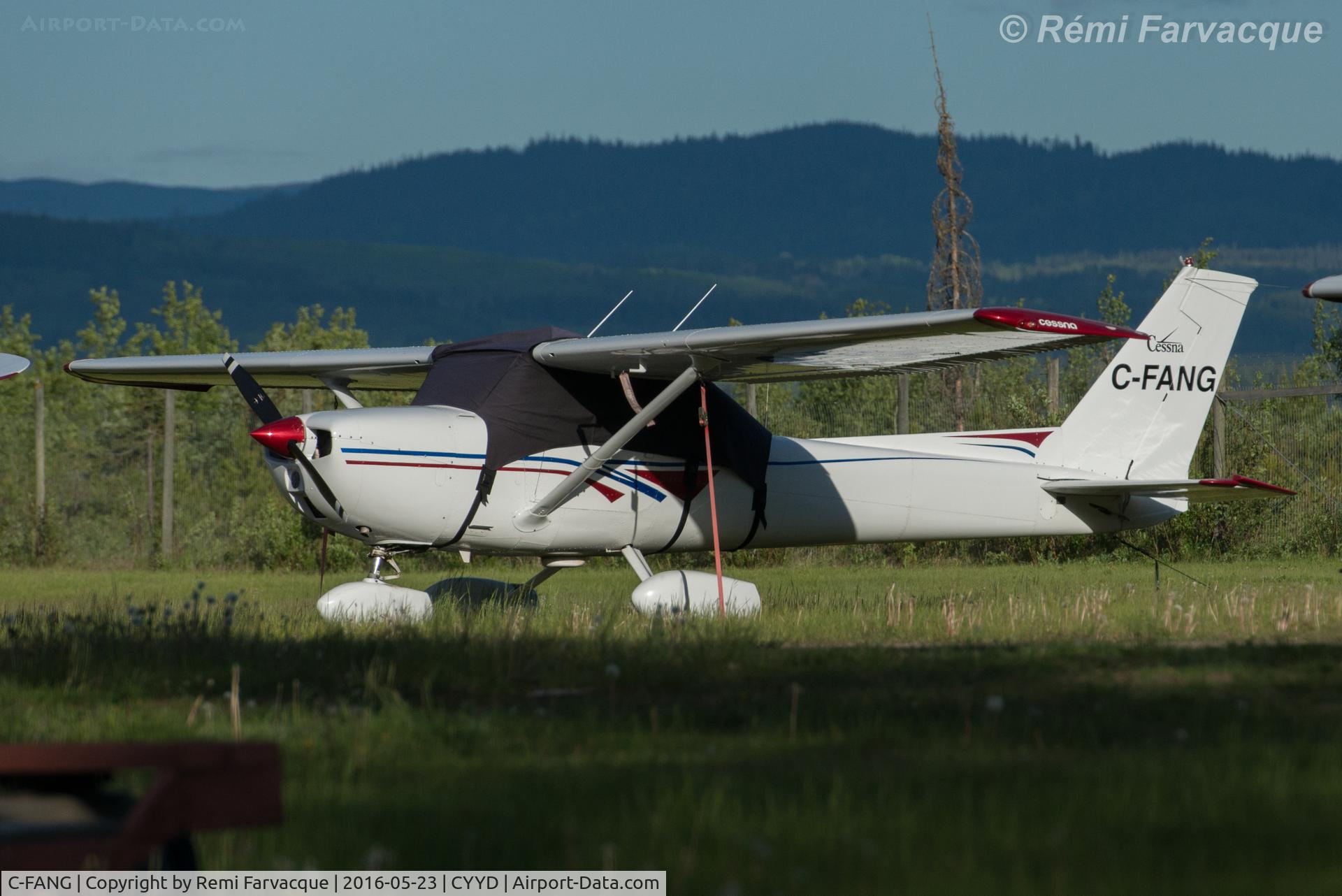 C-FANG, 1975 Cessna 150M C/N 15076112, Parked at east end of airport in private craft area.