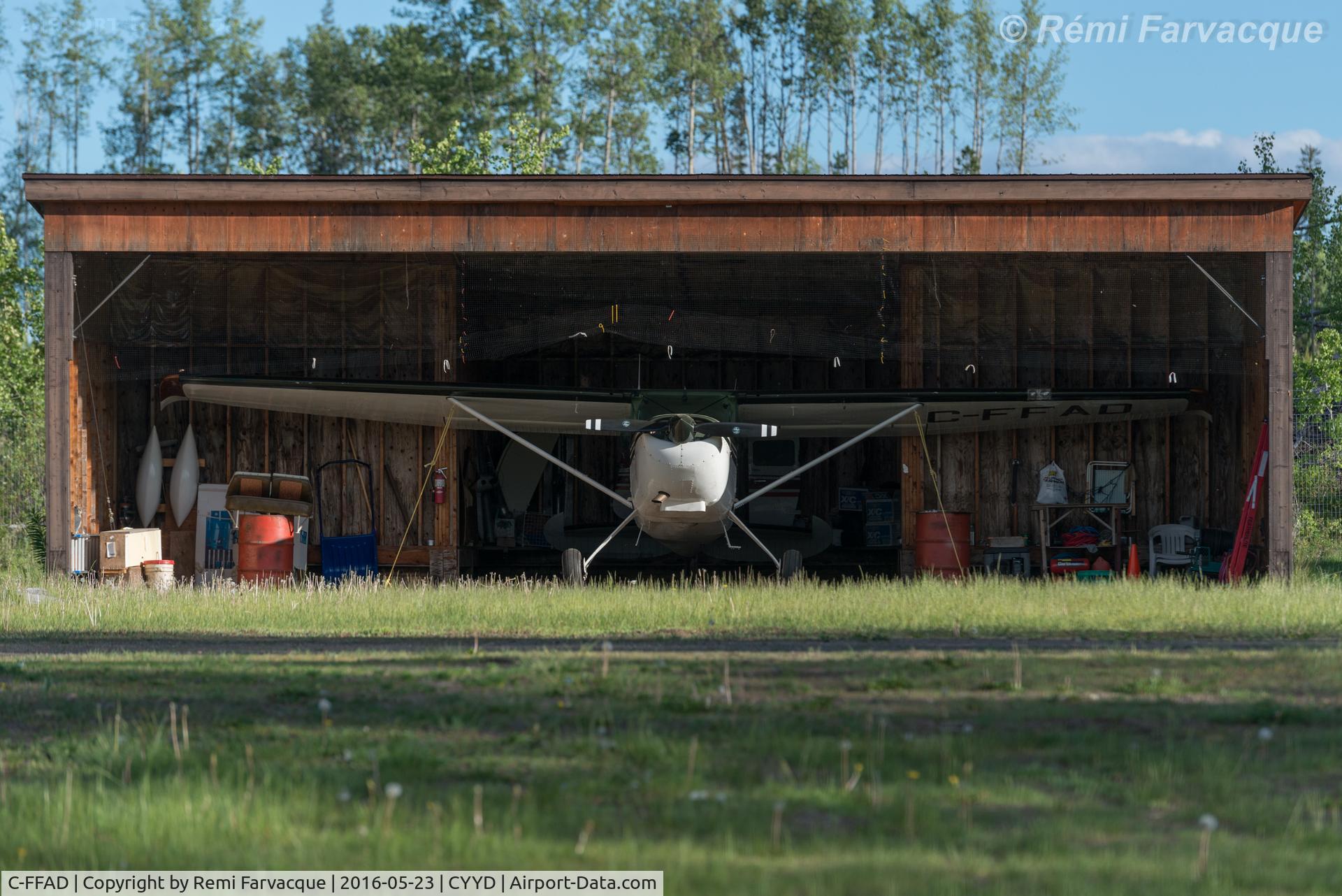 C-FFAD, 1951 Cessna 170B C/N 20651, In private hangar. Head-on shot.