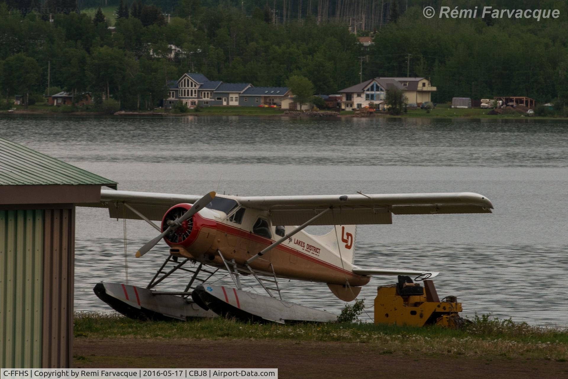 C-FFHS, 1950 De Havilland Canada DHC-2 Beaver Mk.1 C/N 51, Up on shore.