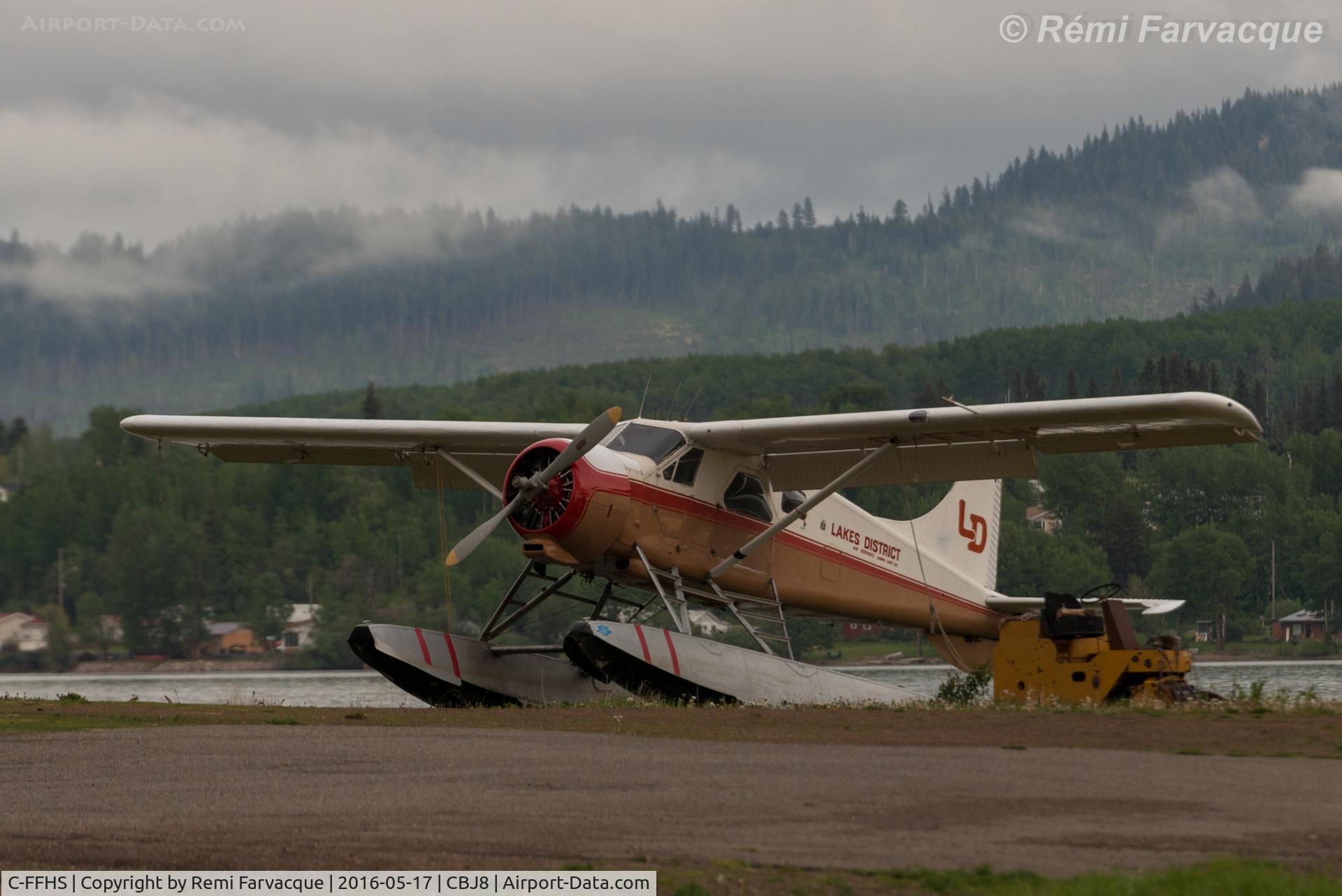 C-FFHS, 1950 De Havilland Canada DHC-2 Beaver Mk.1 C/N 51, Up on shore.