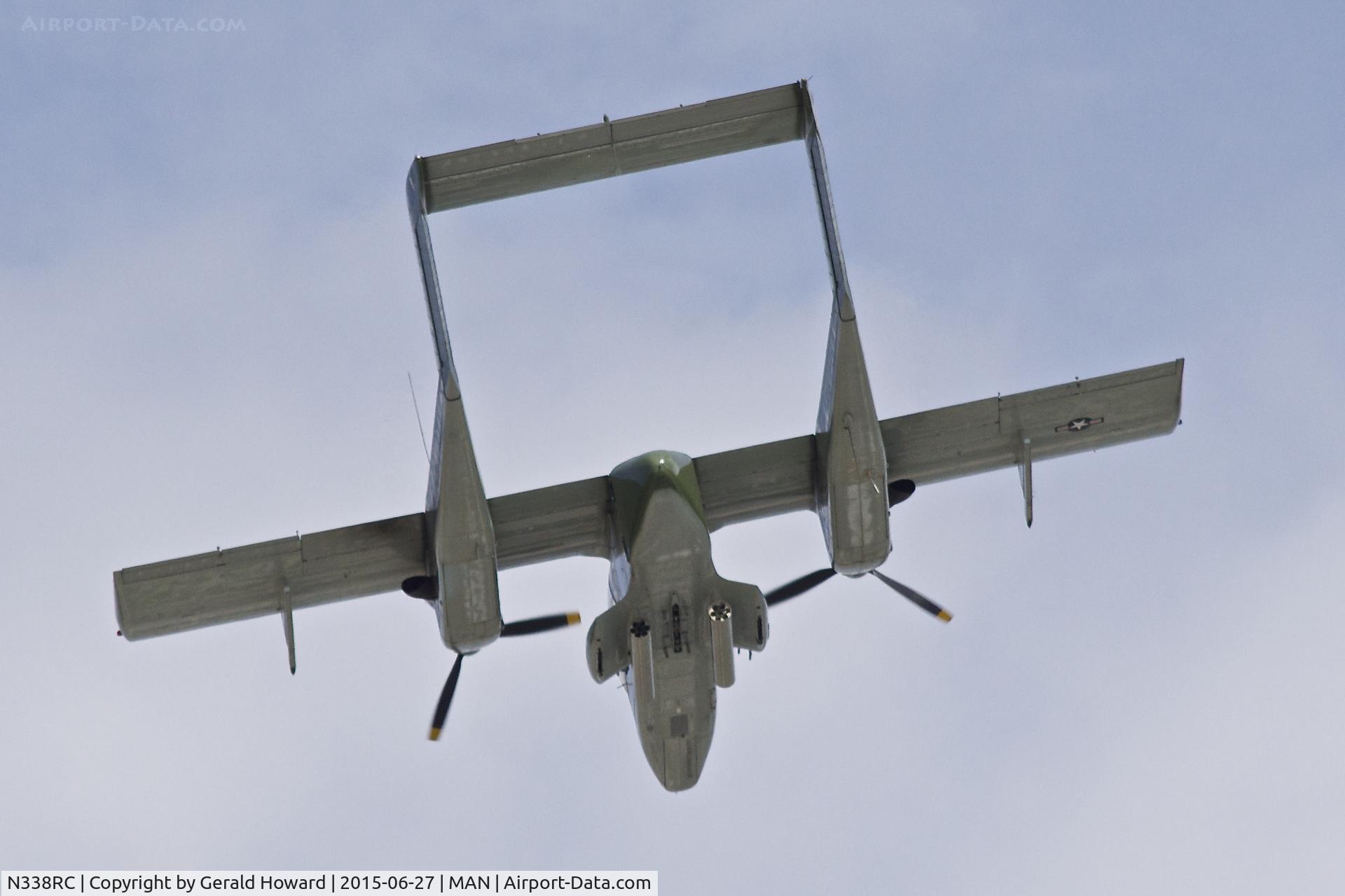 N338RC, 1971 North American OV-10B C/N 338-10, Overhead photo.