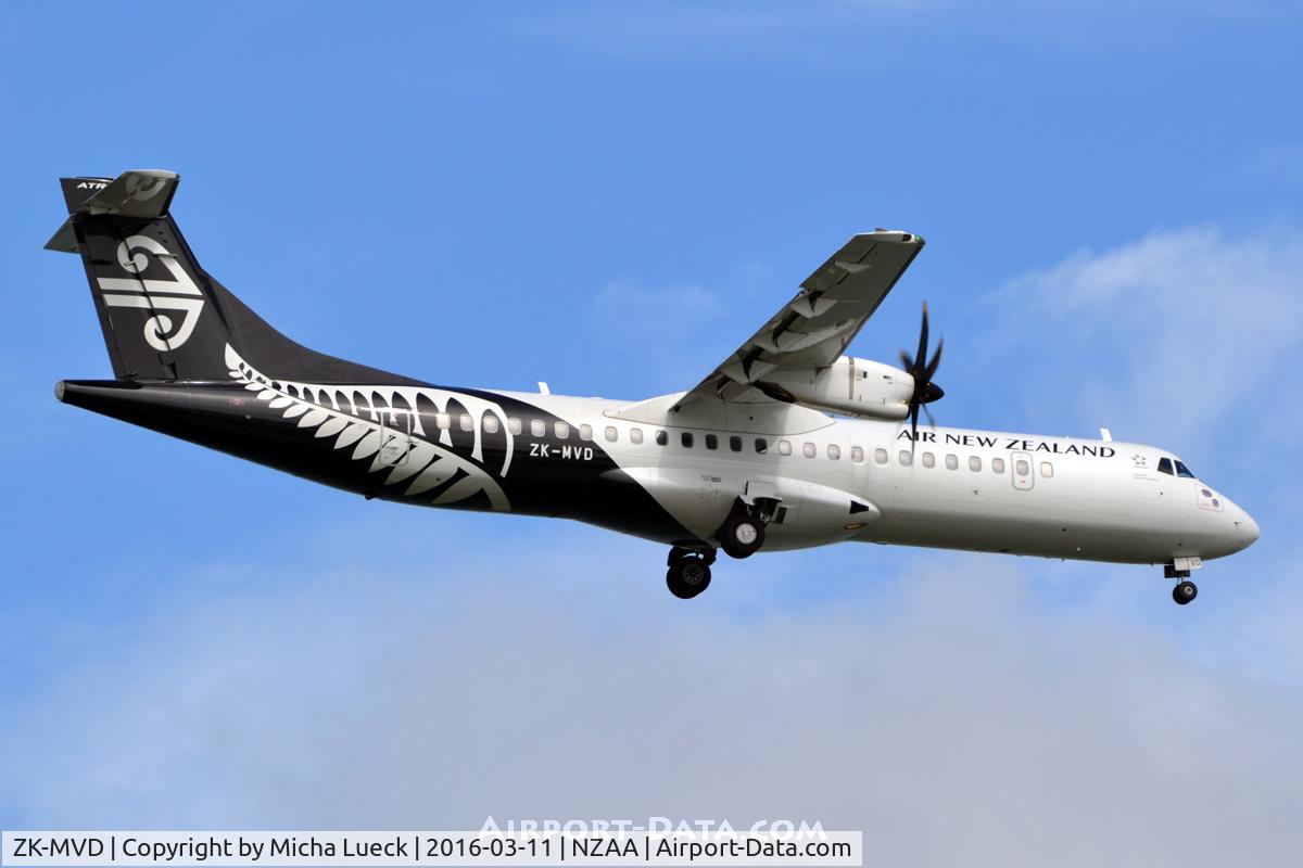 ZK-MVD, 2013 ATR 72-600 C/N 1117, At Auckland