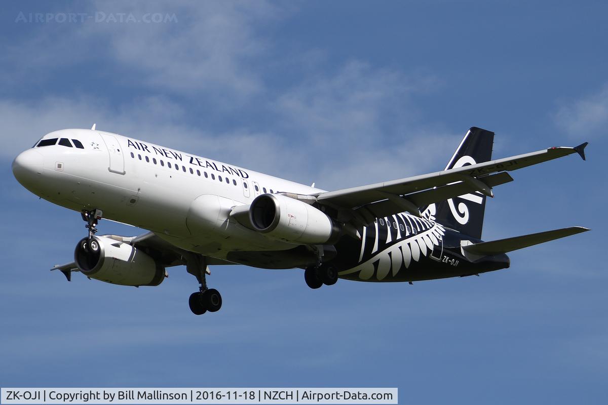 ZK-OJI, 2004 Airbus A320-232 C/N 2297, NZ6231 from ZQN