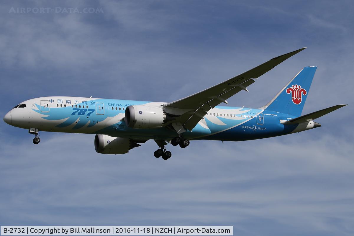B-2732, 2013 Boeing 787-8 Dreamliner C/N 34926, CZ617 from CAN