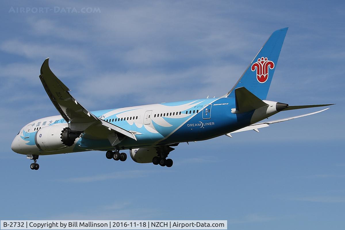 B-2732, 2013 Boeing 787-8 Dreamliner C/N 34926, CZ617 from CAN