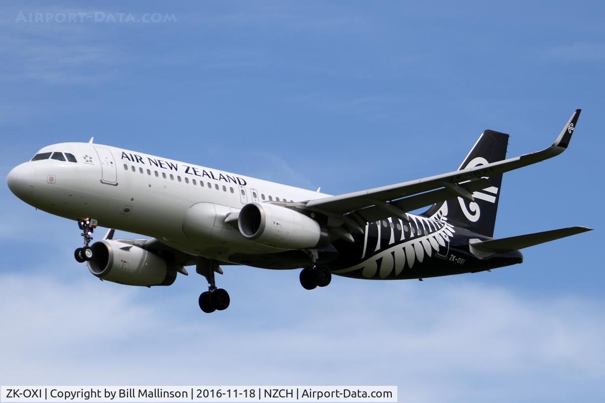 ZK-OXI, 2015 Airbus A320-232 C/N 6533, NZ521 from AKL