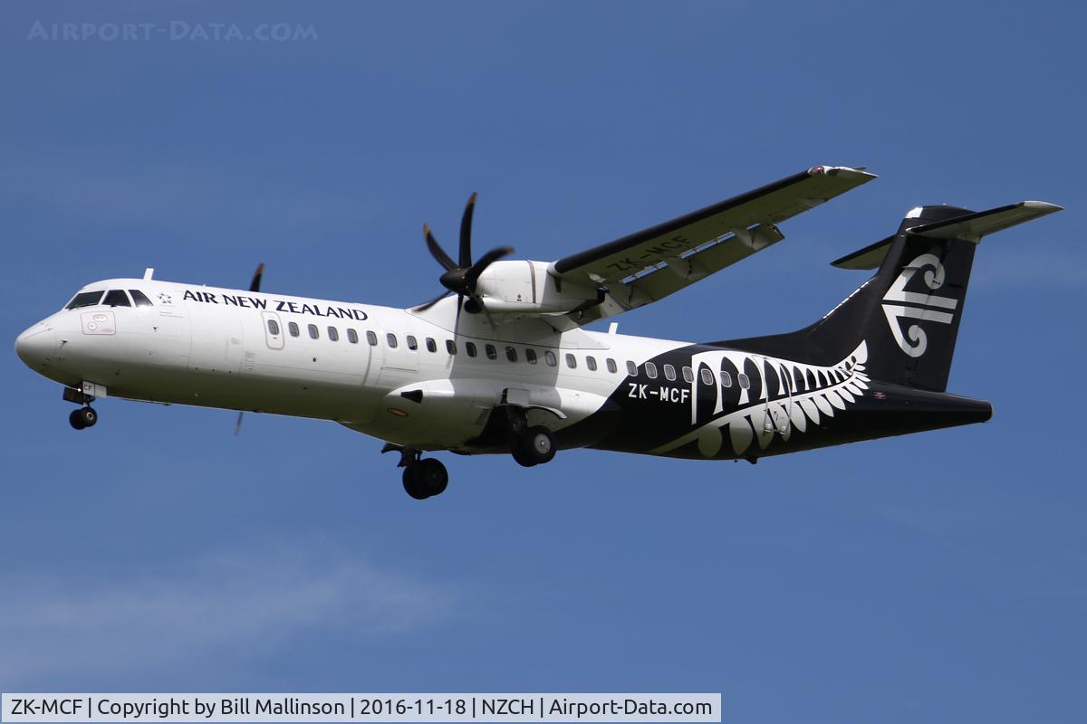 ZK-MCF, 1999 ATR 72-212A C/N 600, NZ5713 from WLG