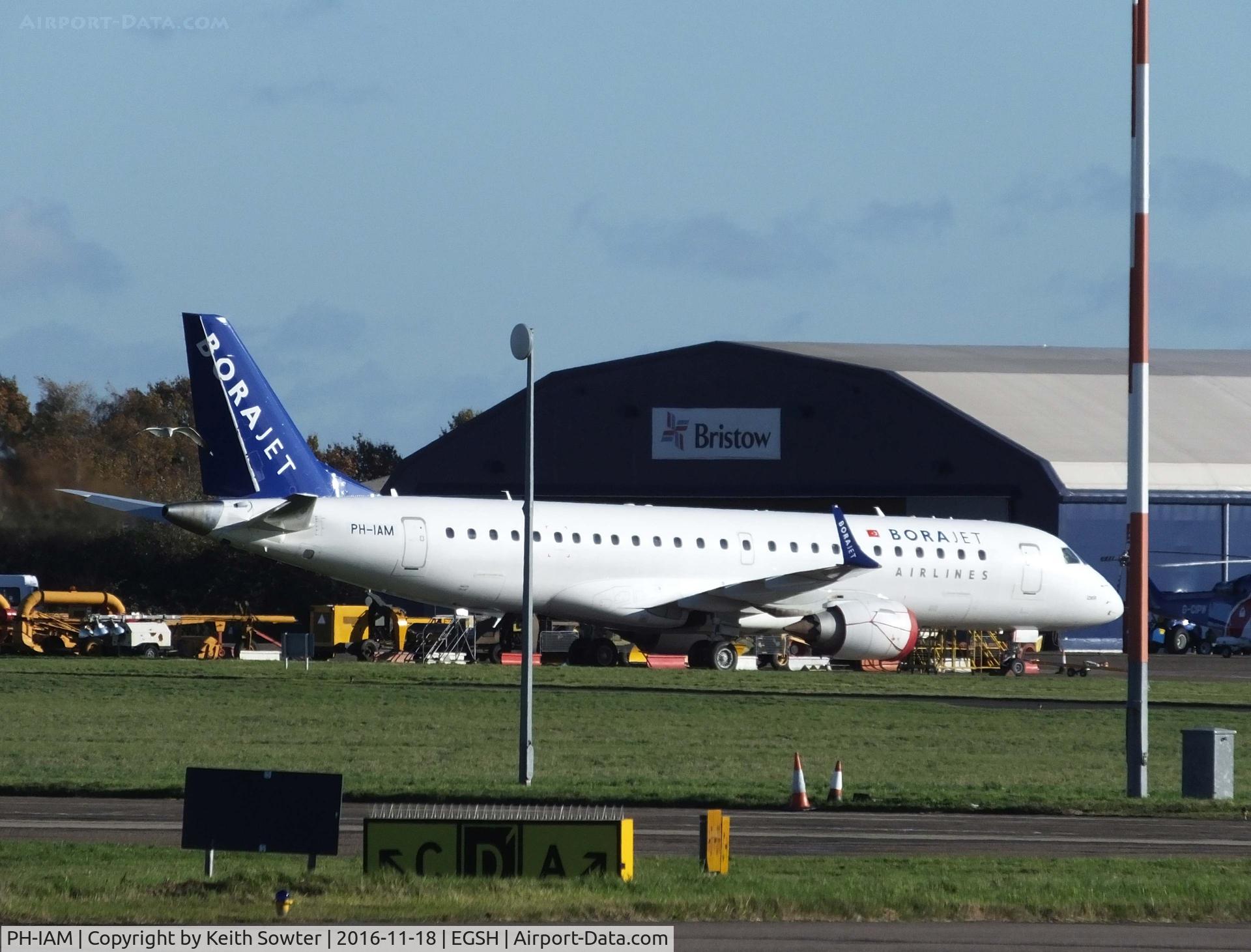 PH-IAM, 2009 Embraer 190AR (ERJ-190-100IGW) C/N 19000310, Stored on apron
