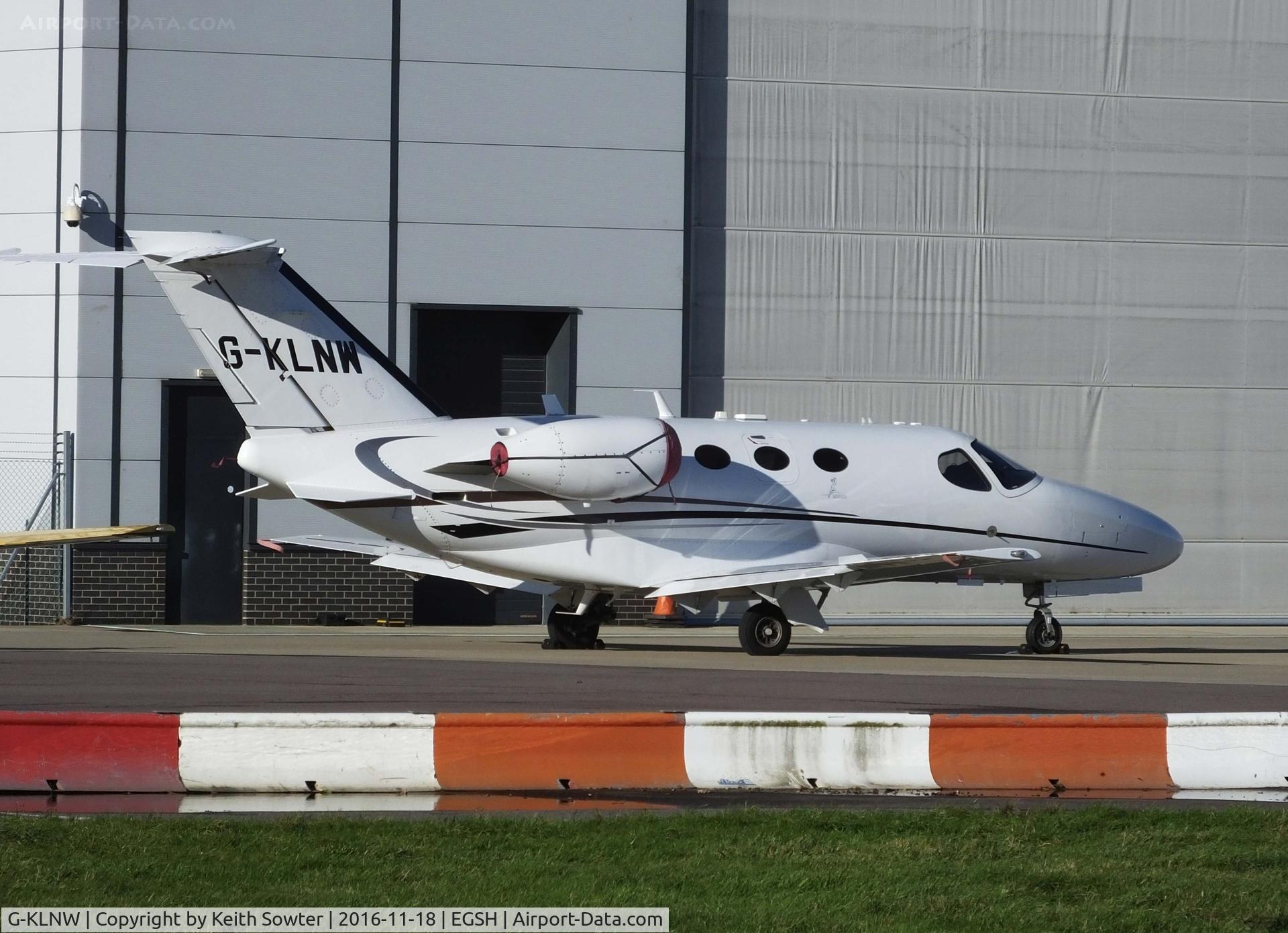 G-KLNW, 2008 Cessna 510 Citation Mustang Citation Mustang C/N 510-0157, Based aircaft