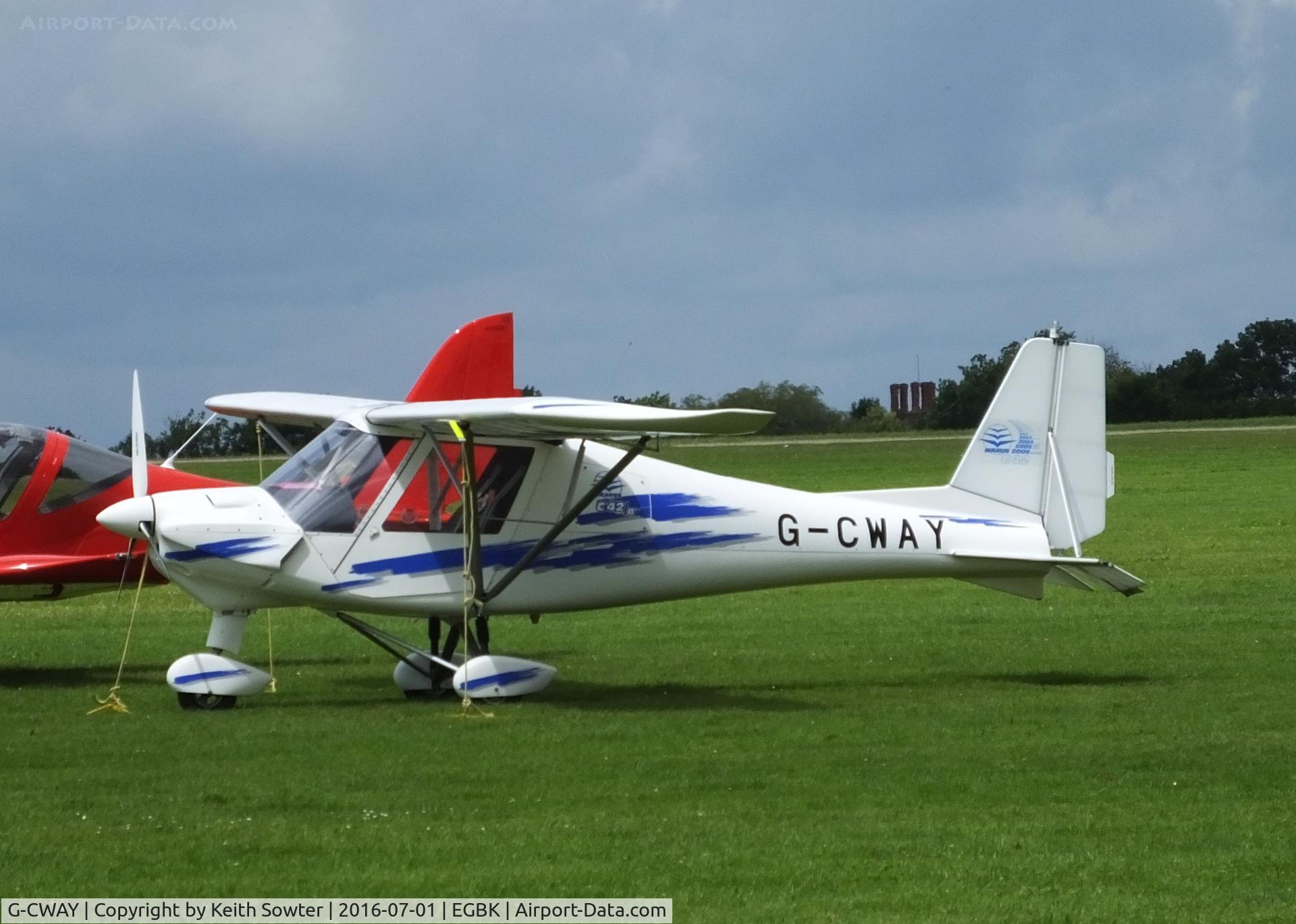 G-CWAY, 2007 Comco Ikarus C42 FB100 C/N 0707-6907, Visiting aircraft