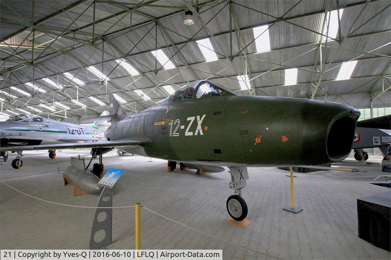 21, Dassault Super Mystere B.2 C/N 21, Dassault Super Mystere B2, Musée Européen de l'Aviation de Chasse at Montélimar-Ancône airfield (LFLQ)