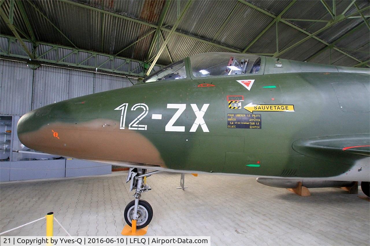 21, Dassault Super Mystere B.2 C/N 21, Dassault Super Mystere B2, Musée Européen de l'Aviation de Chasse at Montélimar-Ancône airfield (LFLQ)