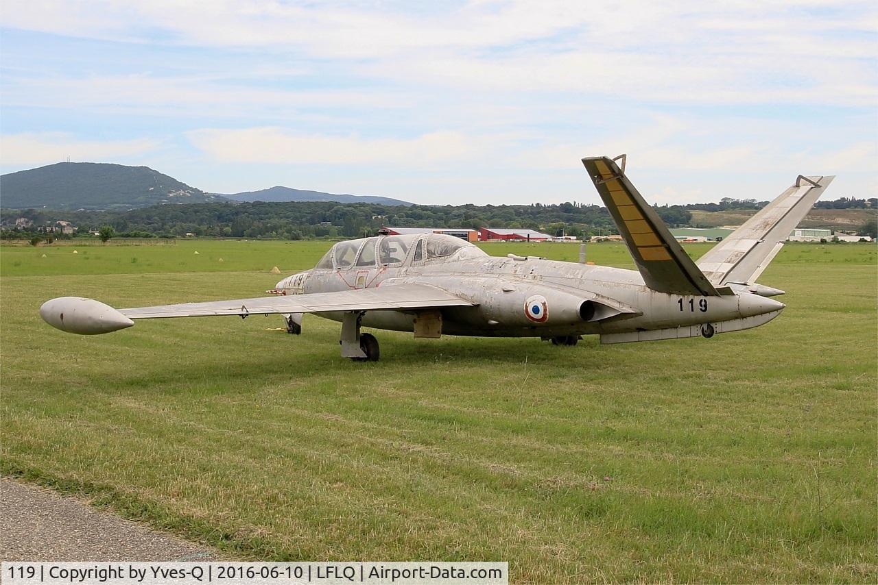 119, Fouga CM-170 Magister C/N 119, Fouga CM-170 Magister, Musée Européen de l'Aviation de Chasse at Montélimar-Ancône airfield (LFLQ)