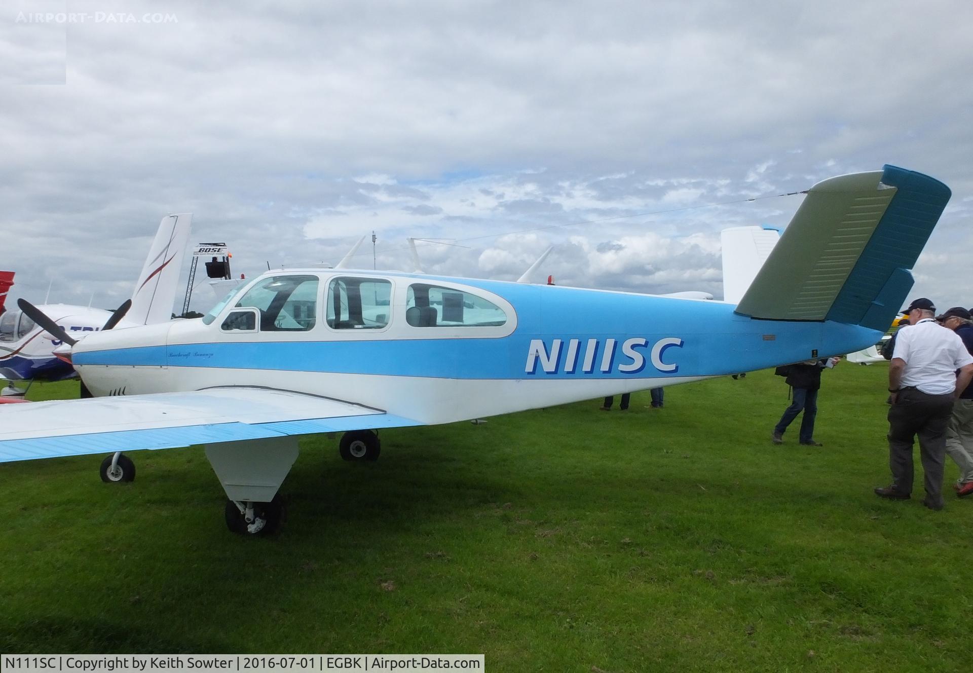 N111SC, 1961 Beech N35 Bonanza C/N D-6795, on display