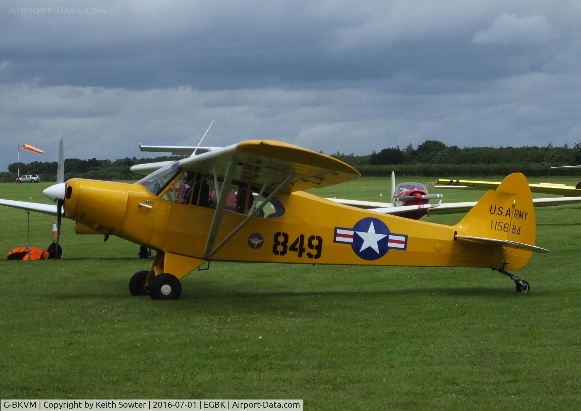 G-BKVM, 1951 Piper L-21A Super Cub (PA-18-125) C/N 18-849, Visiting aircraft