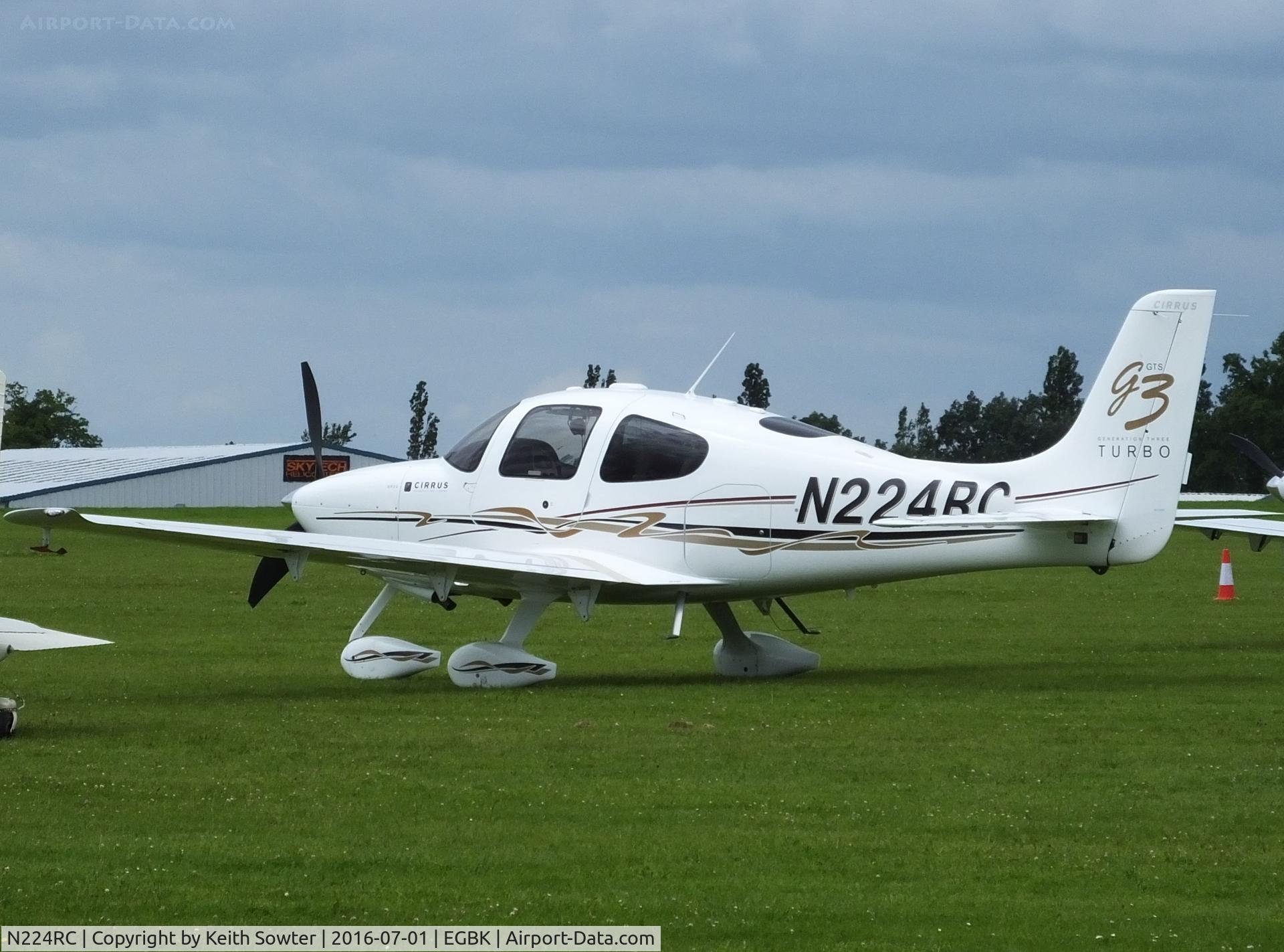 N224RC, Cirrus SR22 G3 GTS Turbo C/N 2919, Visiting aircraft