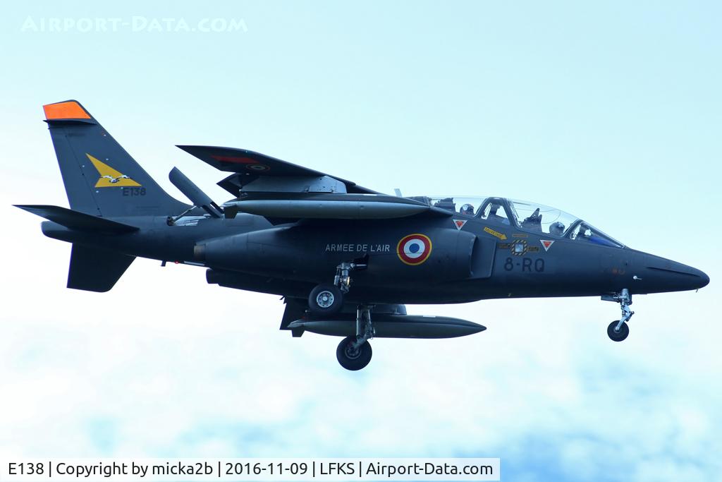 E138, Dassault-Dornier Alpha Jet E C/N E138, Landing
